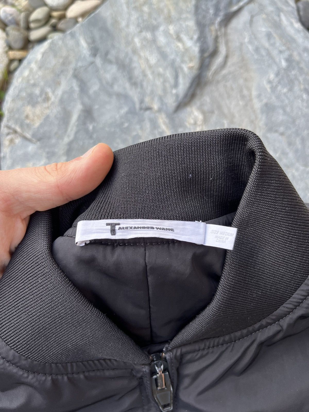 Alexander Wang × T by Alexander Wang T by Alexander Wang nylon matte bomber boxy jacket Size M / US 6-8 / IT 42-44 - 16 Thumbnail