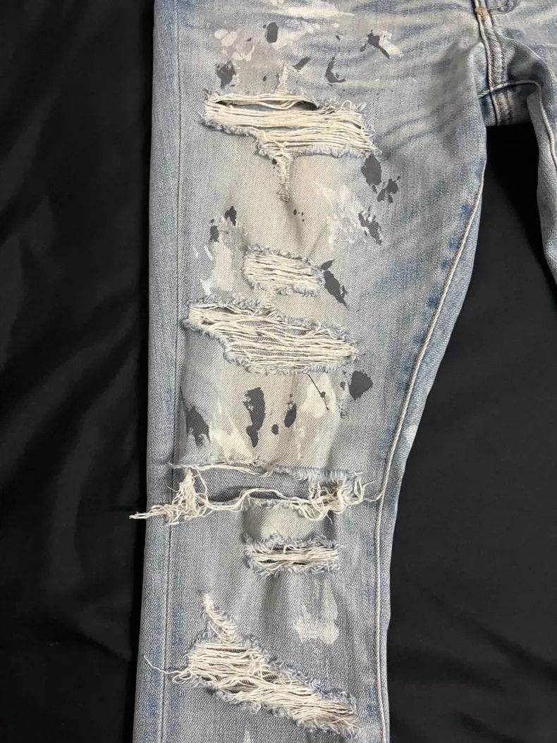 Amiri Amiri Super Destroy Painter Jean Size US 30 / EU 46 - 2 Thumbnail