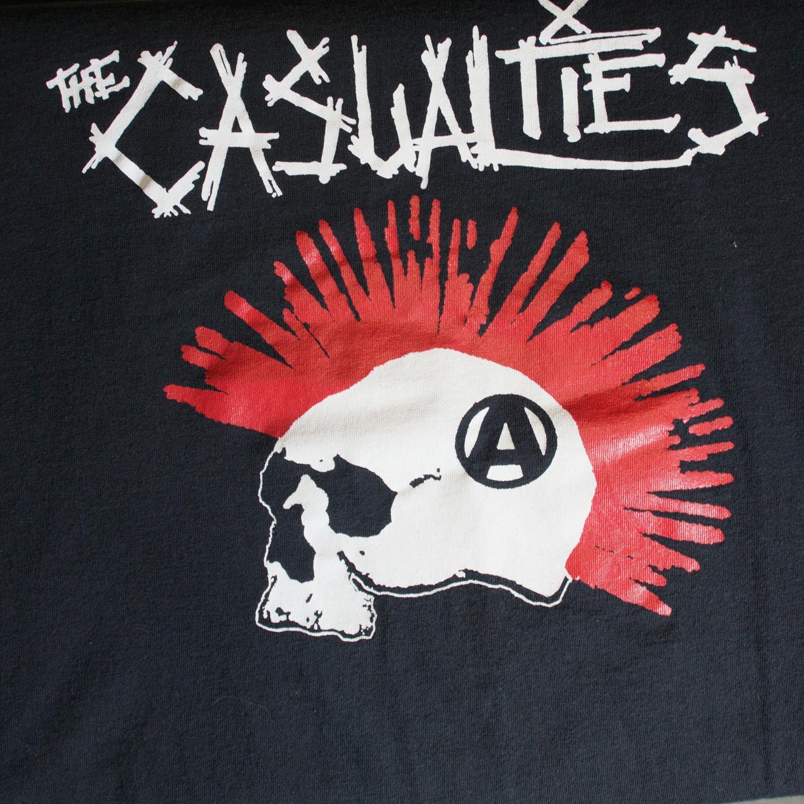 Vintage The Casualties Skull Tee Size US M / EU 48-50 / 2 - 2 Thumbnail