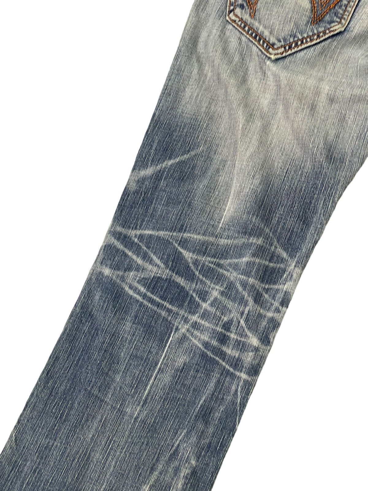Edwin Distress Jeans Edwin Japan Faded Regular Straight 7🟦5 Size US 32 / EU 48 - 16 Thumbnail