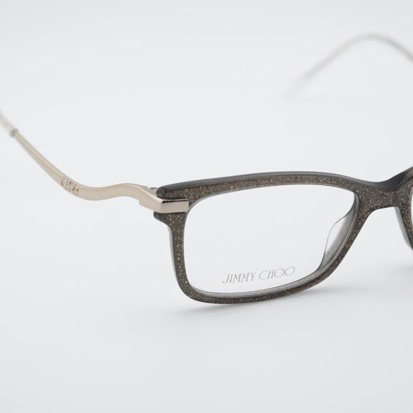 Jimmy Choo Jimmy Choo JC279 0P4G 00 Eyeglasses Grey Glitter/Gold 52mm Size ONE SIZE - 4 Thumbnail