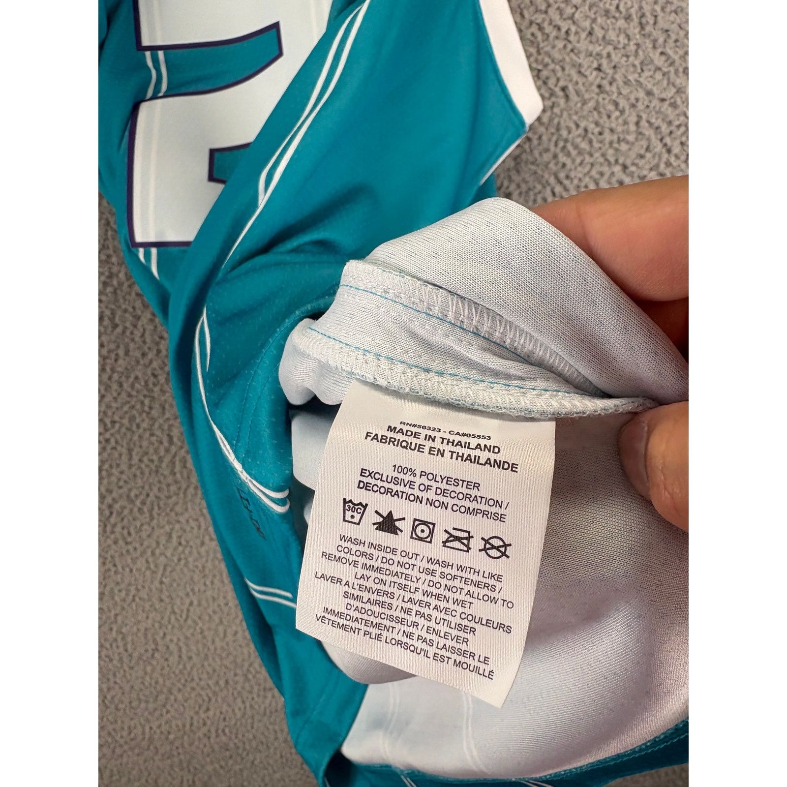 Nike Nike Jordan Hornets Lamelo Ball Basketball Jersey Mens 2XL Size US XXL / EU 58 / 5 - 8 Thumbnail
