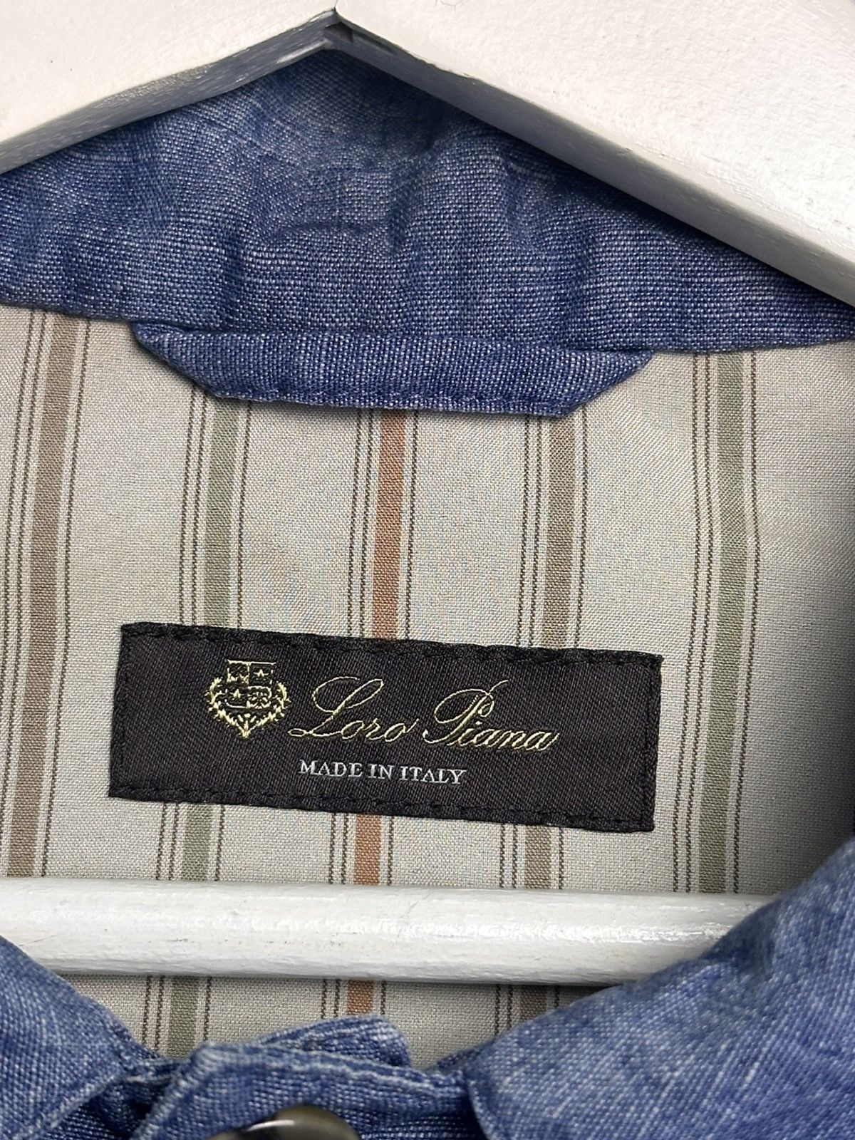 Loro Piana Loro Piana Cotton Boxy Overshirt Jacket Size US S / EU 44-46 / 1 - 7 Thumbnail