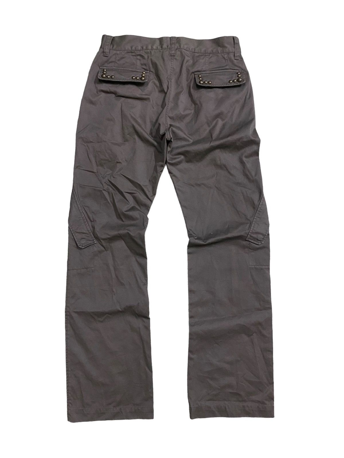 ANTONIO MIRO 💥Avant Garde Antonio Miro Studs Cargo Pant Size US 30 / EU 46 - 3 Thumbnail
