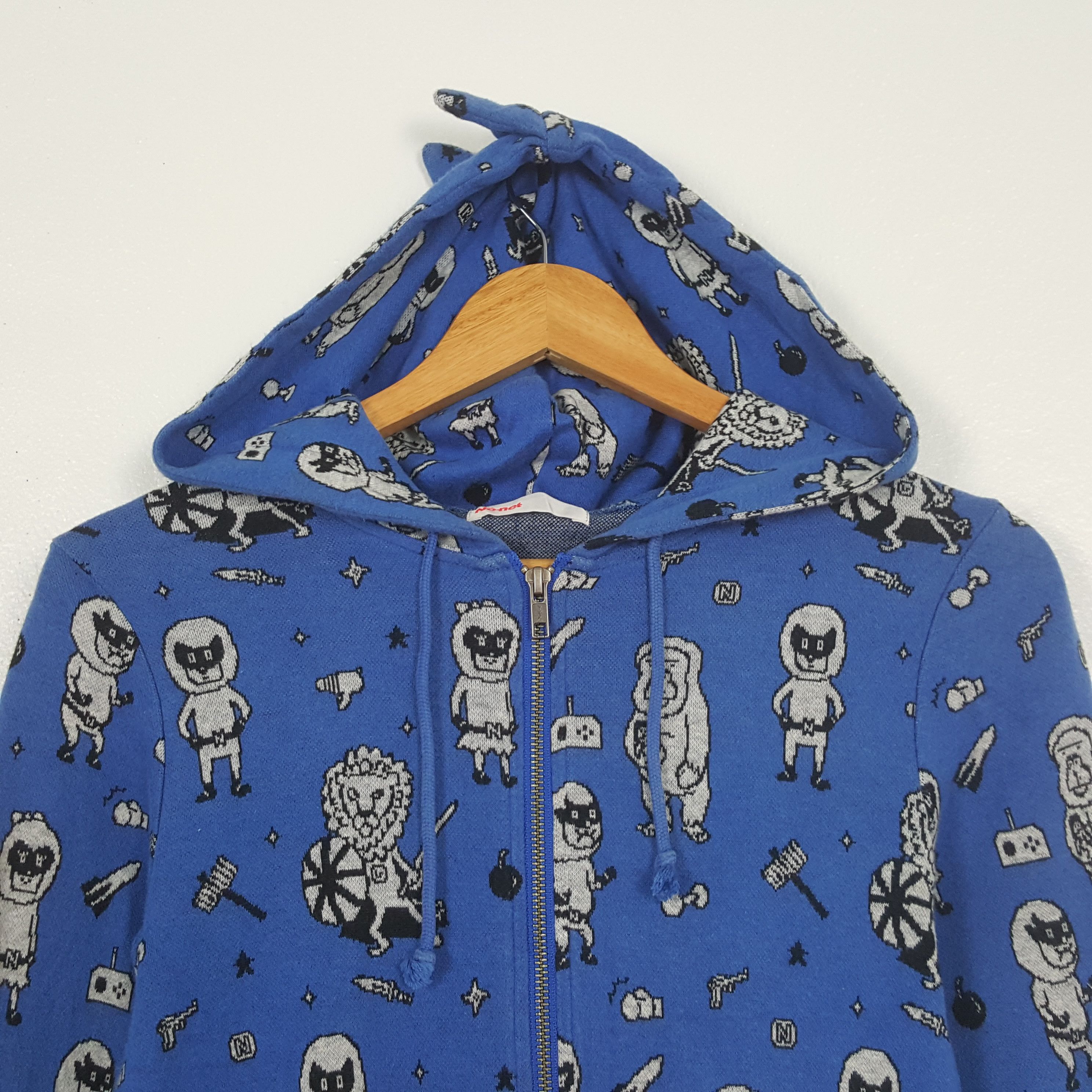 Ne-Net Vintage Ne-Net by Issey Miyake Designer Hoodie C304N17 Size US XS / EU 42 / 0 - 2 Thumbnail