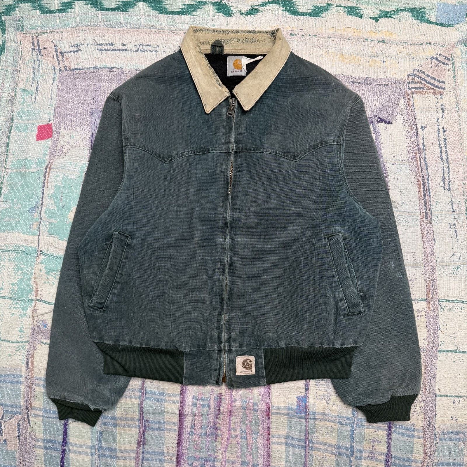 Carhartt × Streetwear × Vintage Spruce Santa Fe Jacket Forest 