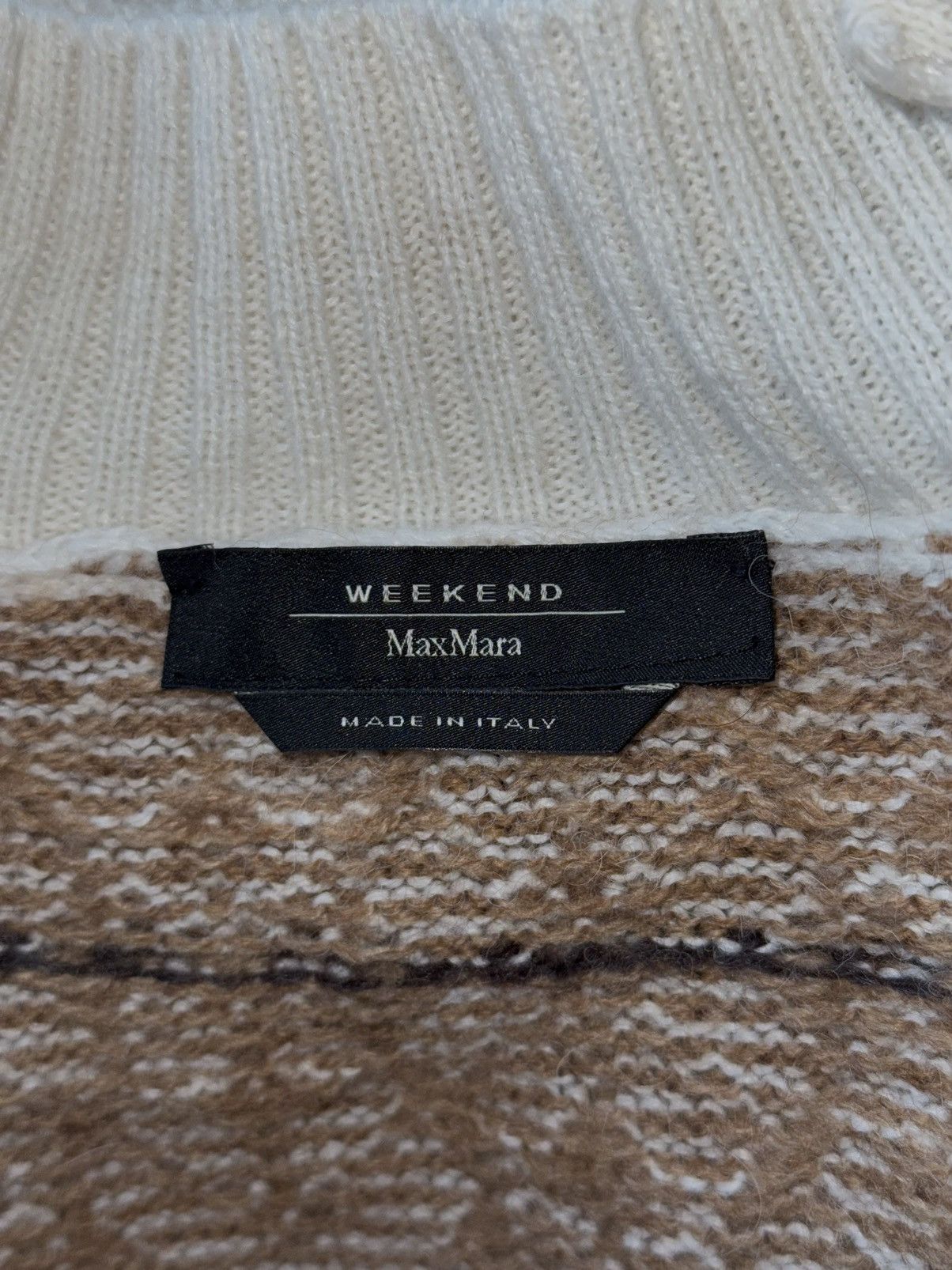 Designer × Max Mara × Weekend Max Mara Max Mara Weekend oldmoney style alpaca + wool blend sweater Size M / US 6-8 / IT 42-44 - 6 Thumbnail