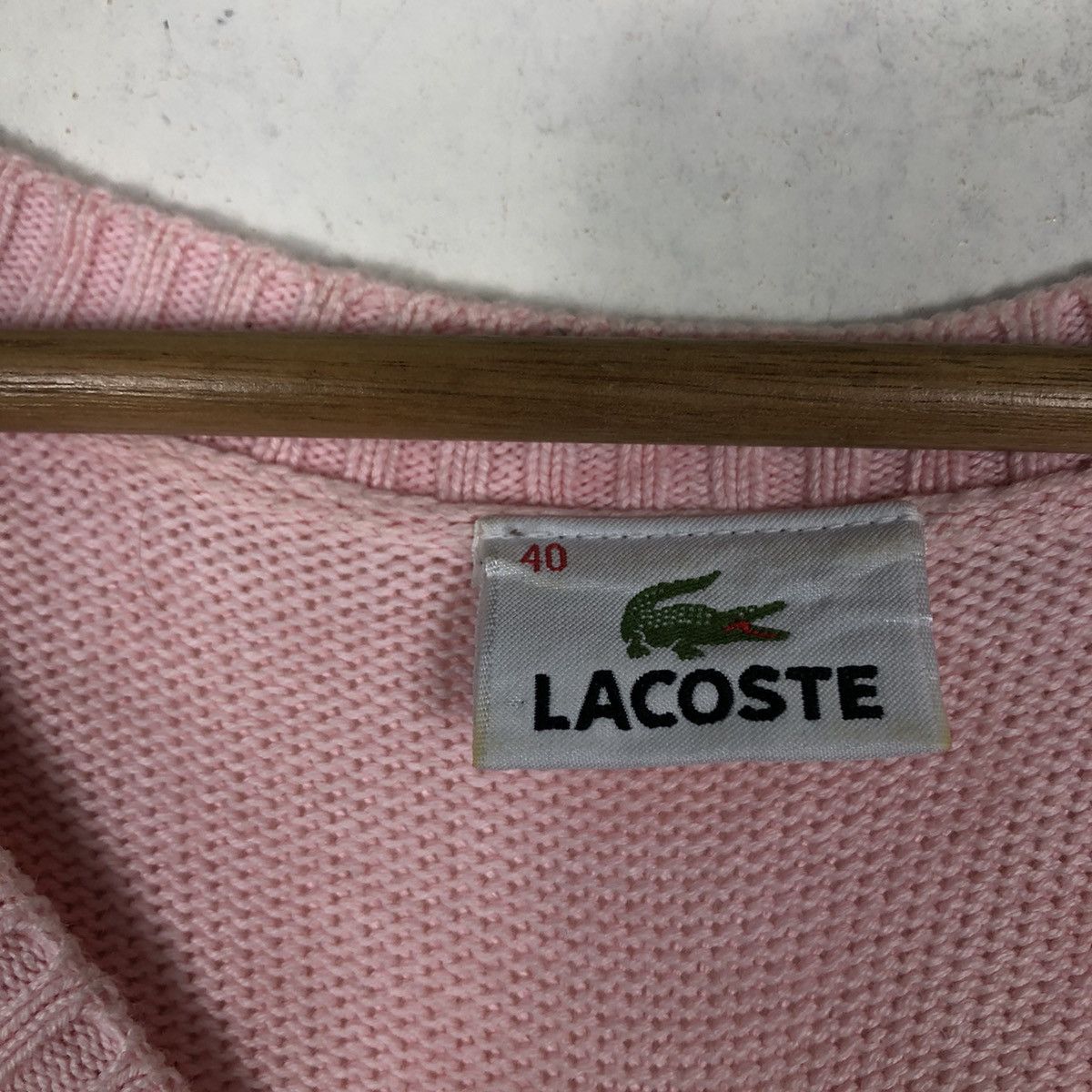 Japanese Brand 🔥90’s Vintage Knit Sweatshirt Lacoste Small Pony Size US M / EU 48-50 / 2 - 10 Thumbnail