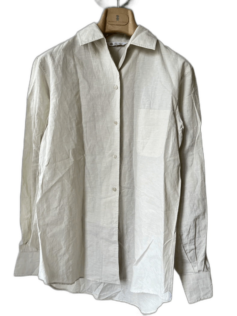 Loro Piana Loro Piana Linen Cotton Casual Shirt Size US M / EU 48-50 / 2 - 1 Thumbnail