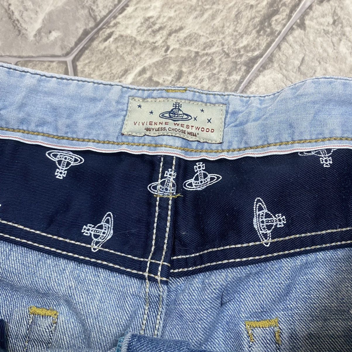 Vintage Vivienne Westwood Big LogoDenim Jeans Size US 32 / EU 48 - 14 Thumbnail