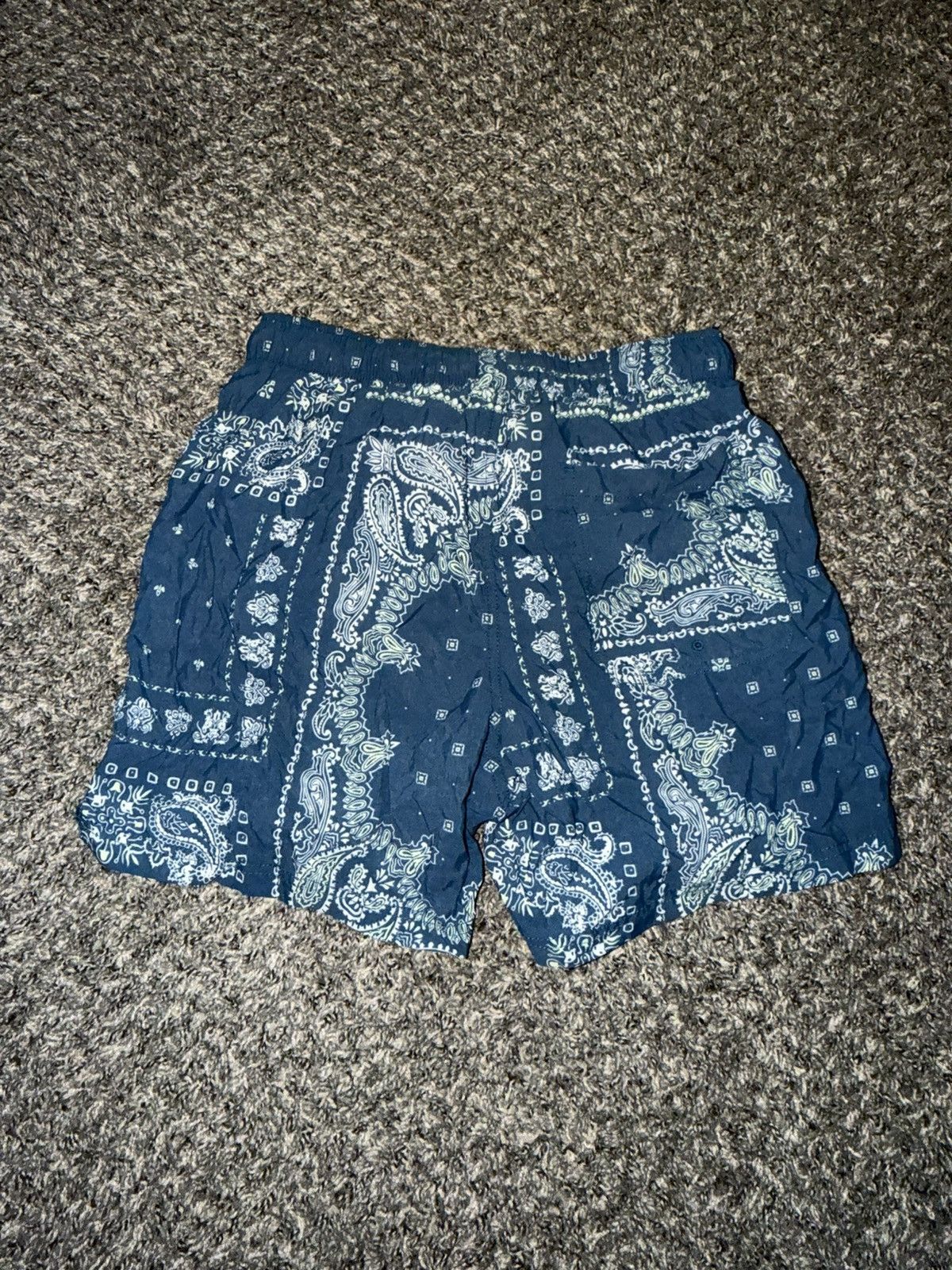 Urban Outfitters Blue Bandana Swimtrunks / Shorts Size US 31 - 2 Thumbnail