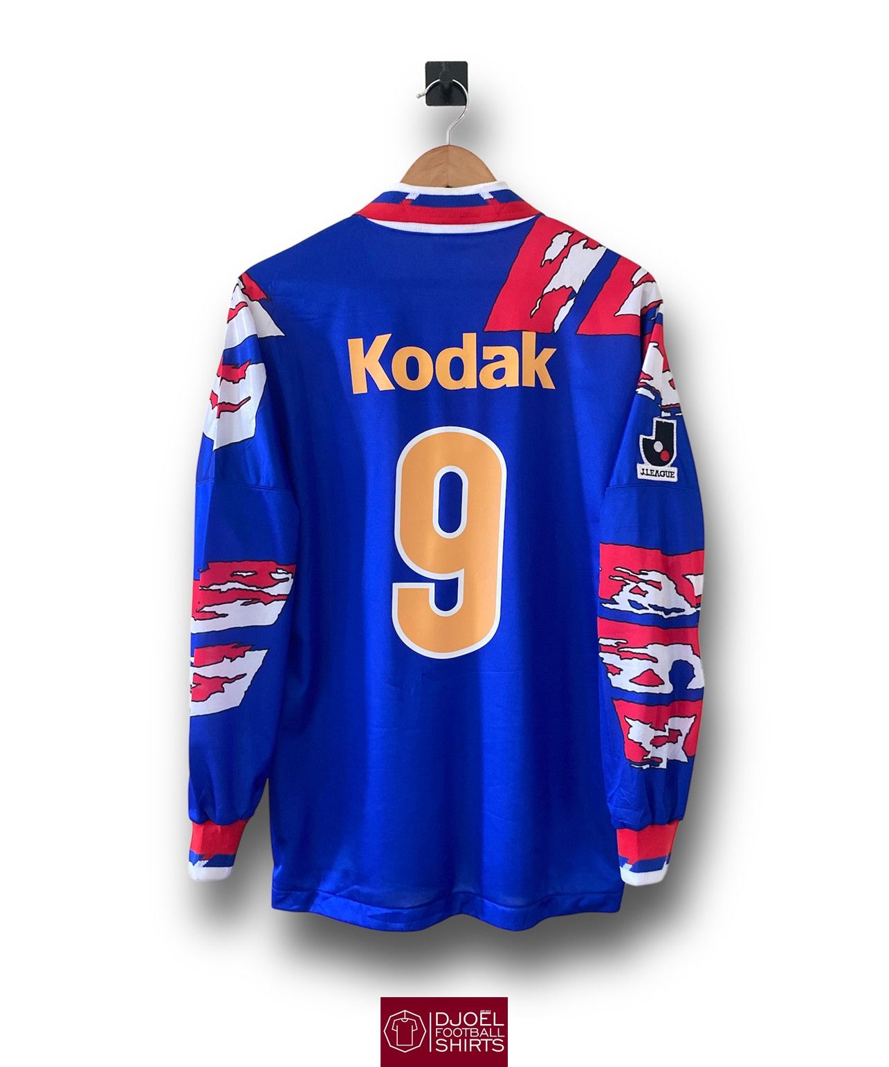 Mizuno × Vintage Yokohama Marinos 1993 Home L/S DÍAZ #9 J.League Vintage RARE Size US L / EU 52-54 / 3 - 2 Thumbnail