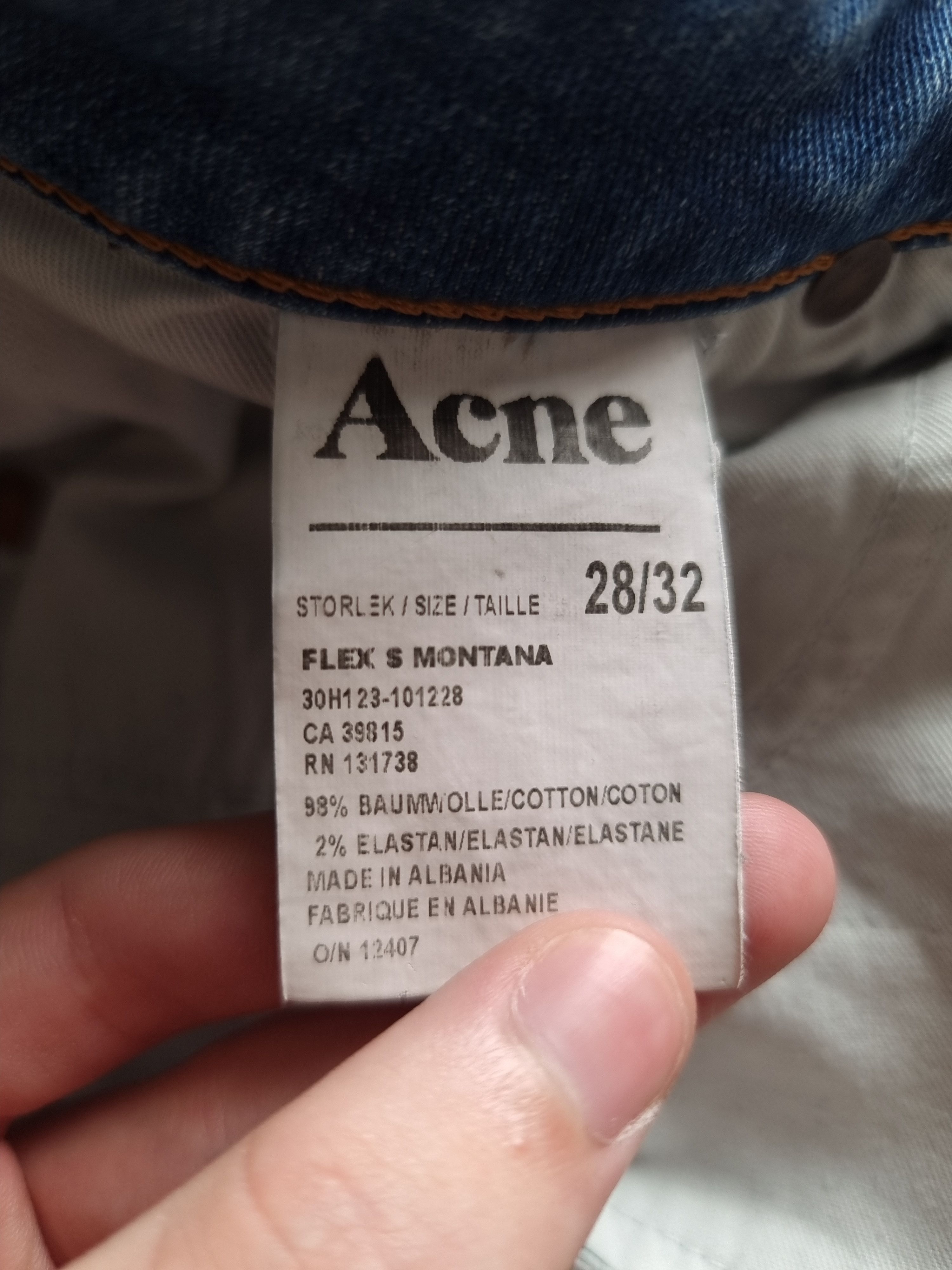 Acne Studios Acne Studios Blue Skinny Demin Jeans Size US 28 / EU 44 - 7 Thumbnail