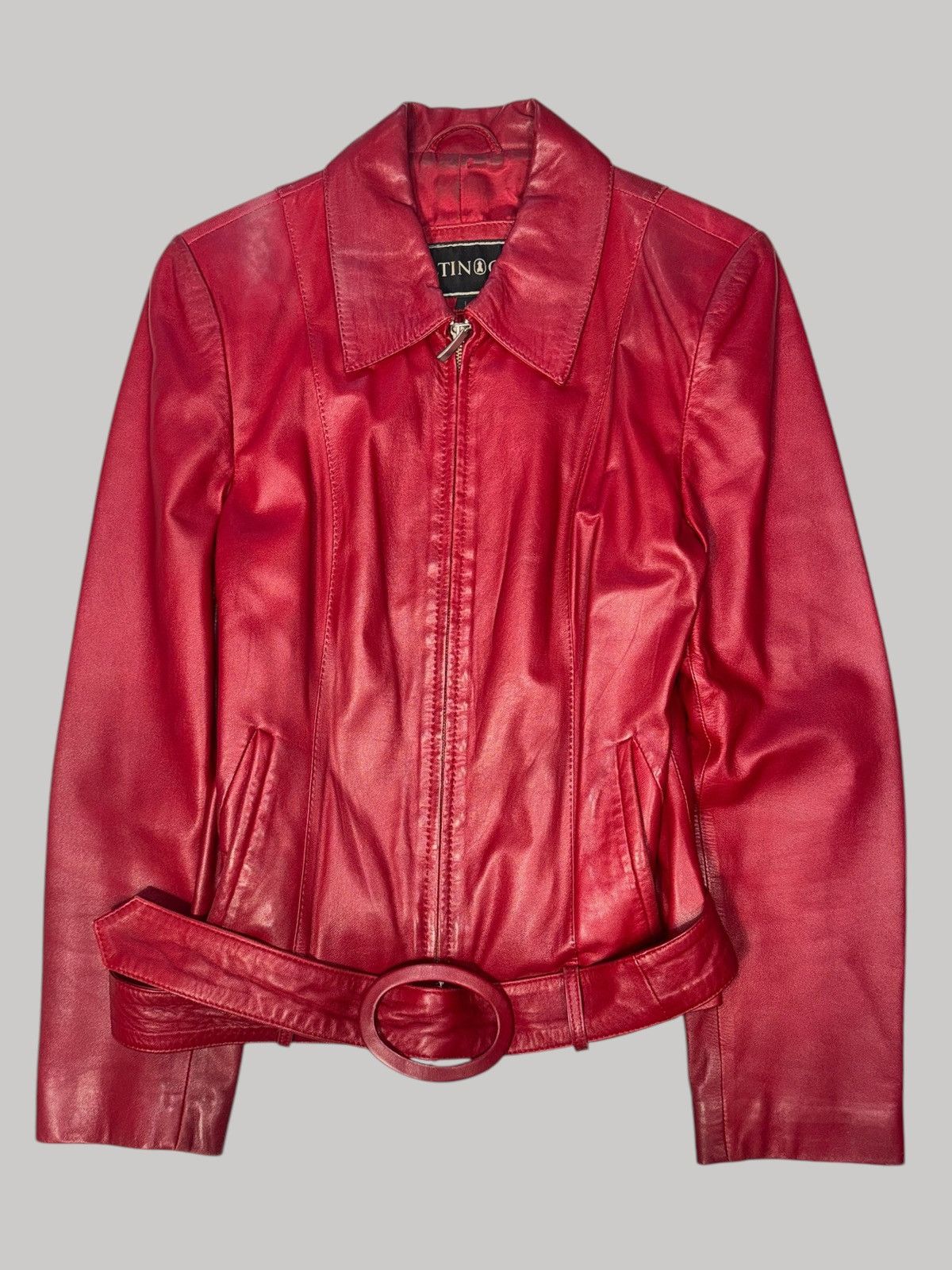 Vintage Vintage leather jacket lux glamour Size L / US 10 / IT 46 - 1 Thumbnail