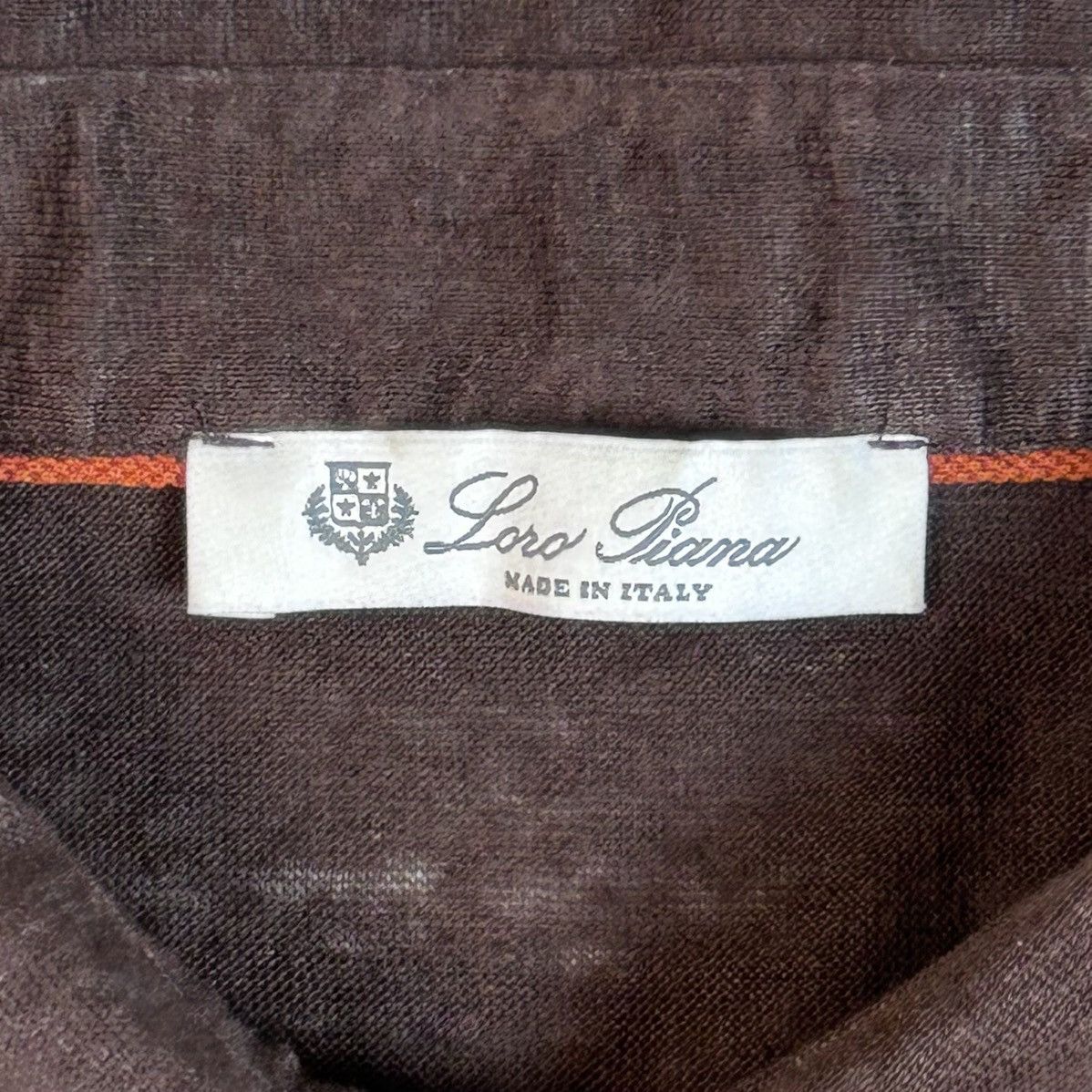 Loro Piana Loro Piana 100% linen polo shirt Size US L / EU 52-54 / 3 - 6 Thumbnail