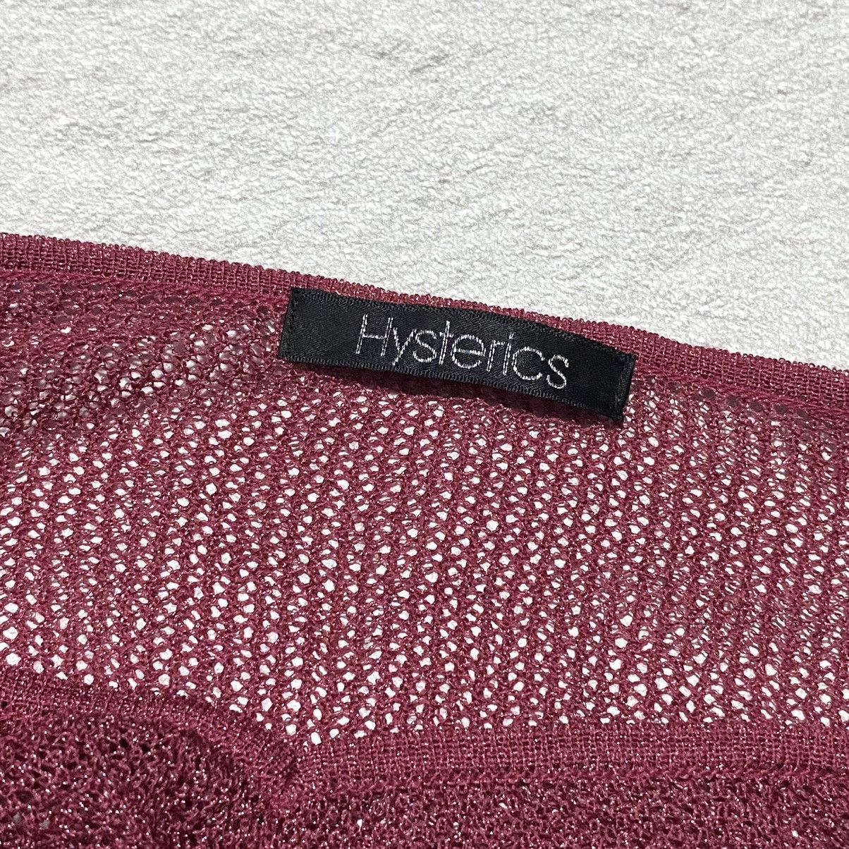 Hysteric Glamour 💥RARE💥 Vintage hysteric glamour 2000s mesh top Size S / US 4 / IT 40 - 7 Thumbnail