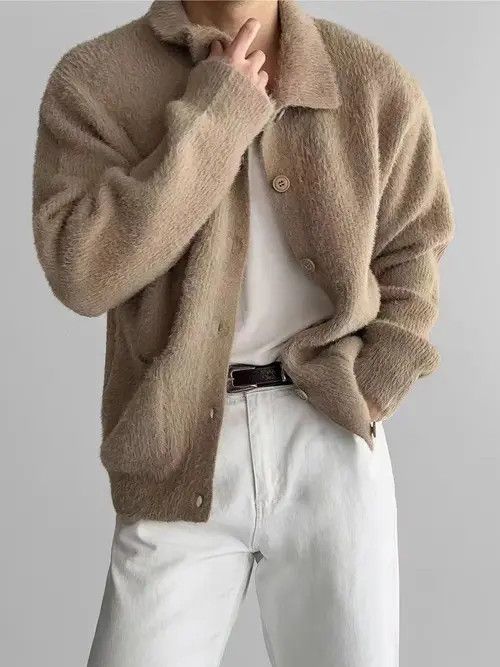Japanese Brand Vintage Khaki Button Casual Knit Cardigan Sweater Jacket Size US M / EU 48-50 / 2 - 1 Thumbnail