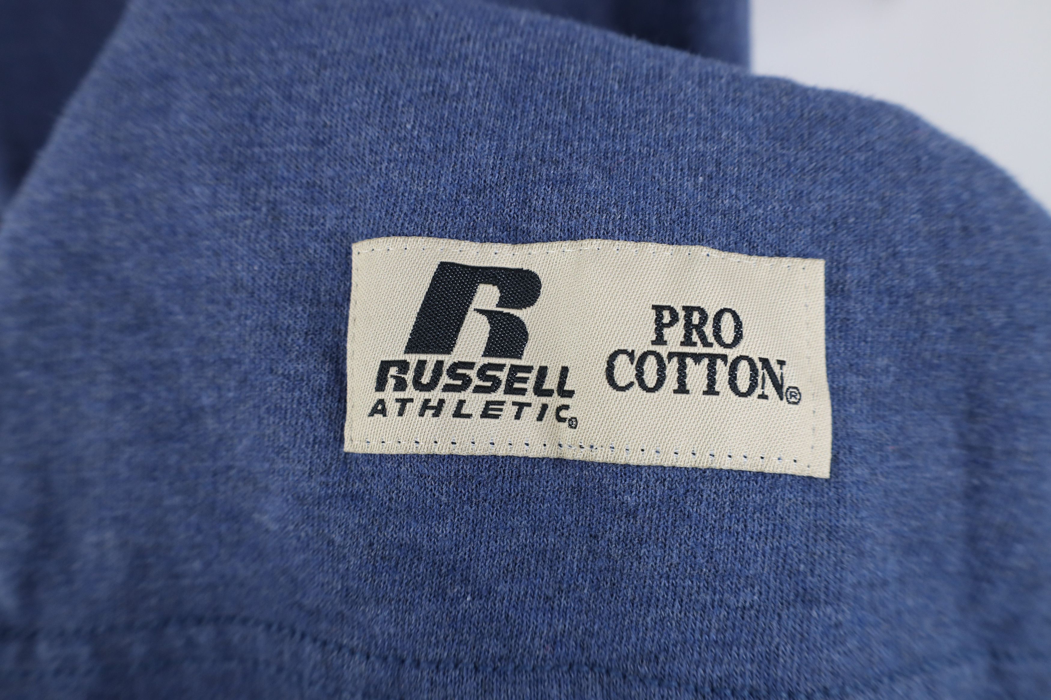 Russell Athletic Vintage 90s Y2K Russell Athletic Short Sleeve T-Shirt Blue Size US M / EU 48-50 / 2 - 10 Thumbnail