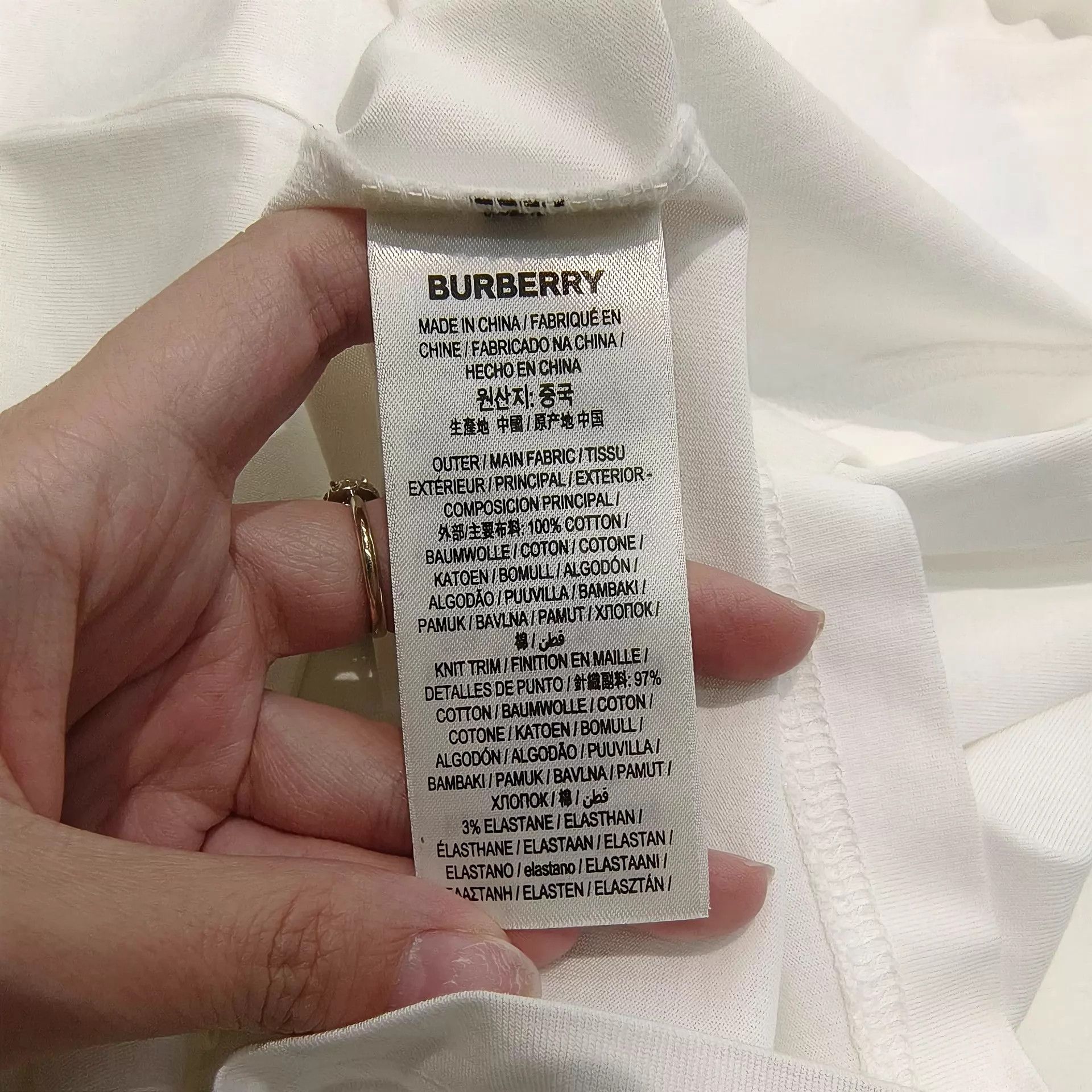 Burberry Burberry Classic Basic Tee 99 New XXS (Fits S) Size US XXS / EU 40 - 4 Thumbnail