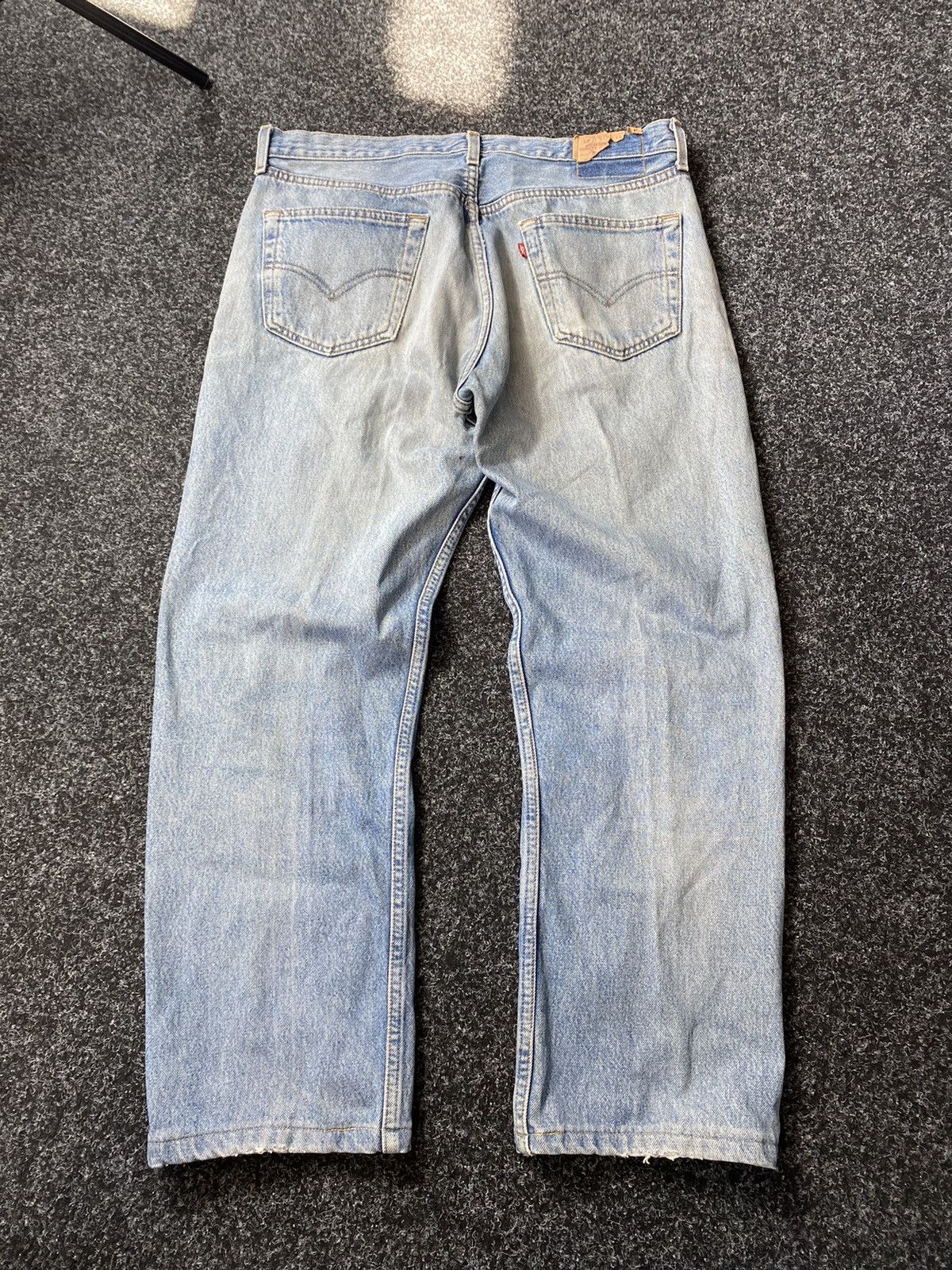 If Six Was Nine × Levi's 90s Levis Baggy Relaxed Dirty Distressed Opium Punk Jean vtg Size US 32 / EU 48 - 3 Thumbnail