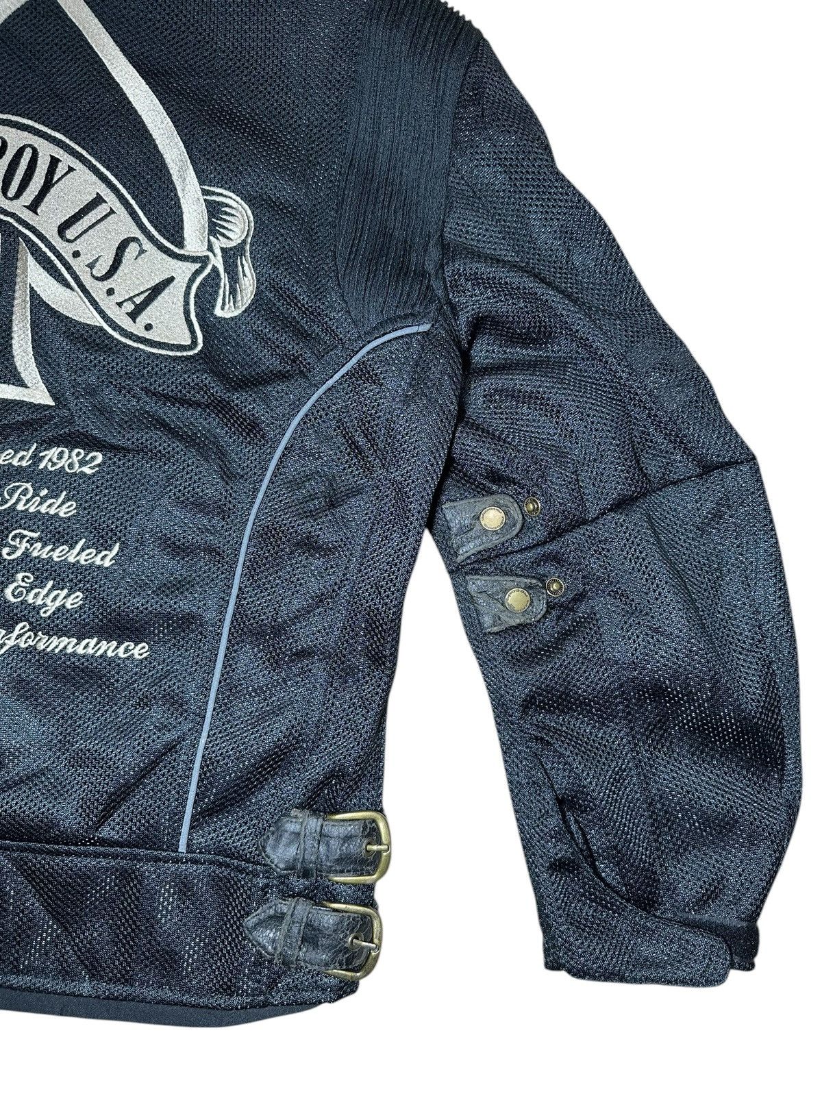 Vintage Bad Boy California black mesh motorcycle riding jacket Size US L / EU 52-54 / 3 - 5 Thumbnail