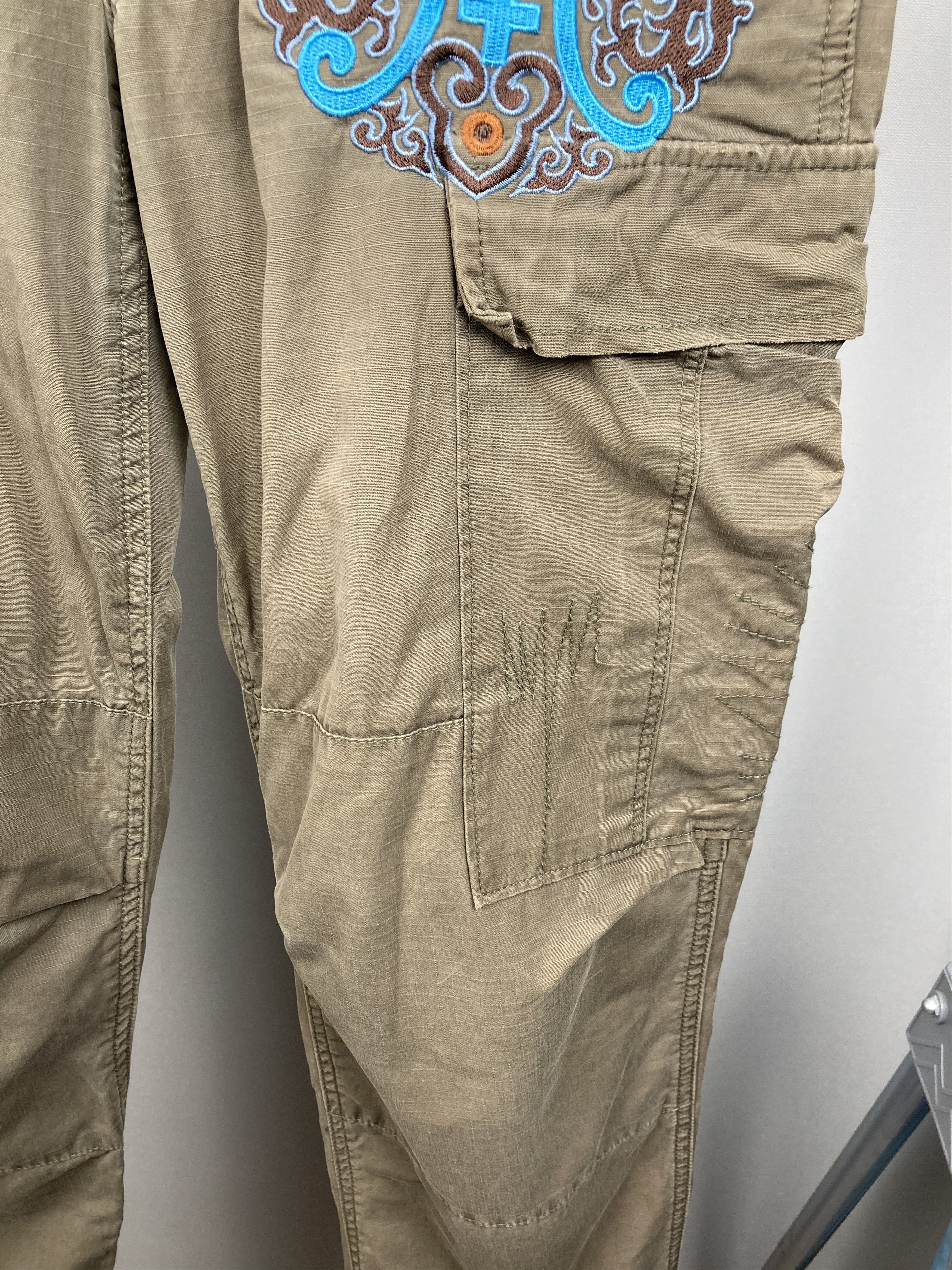 Japanese Brand 288$ RRP Da Nang Made in Hong Kong Military Cargo Pants Size 29" - 4 Thumbnail