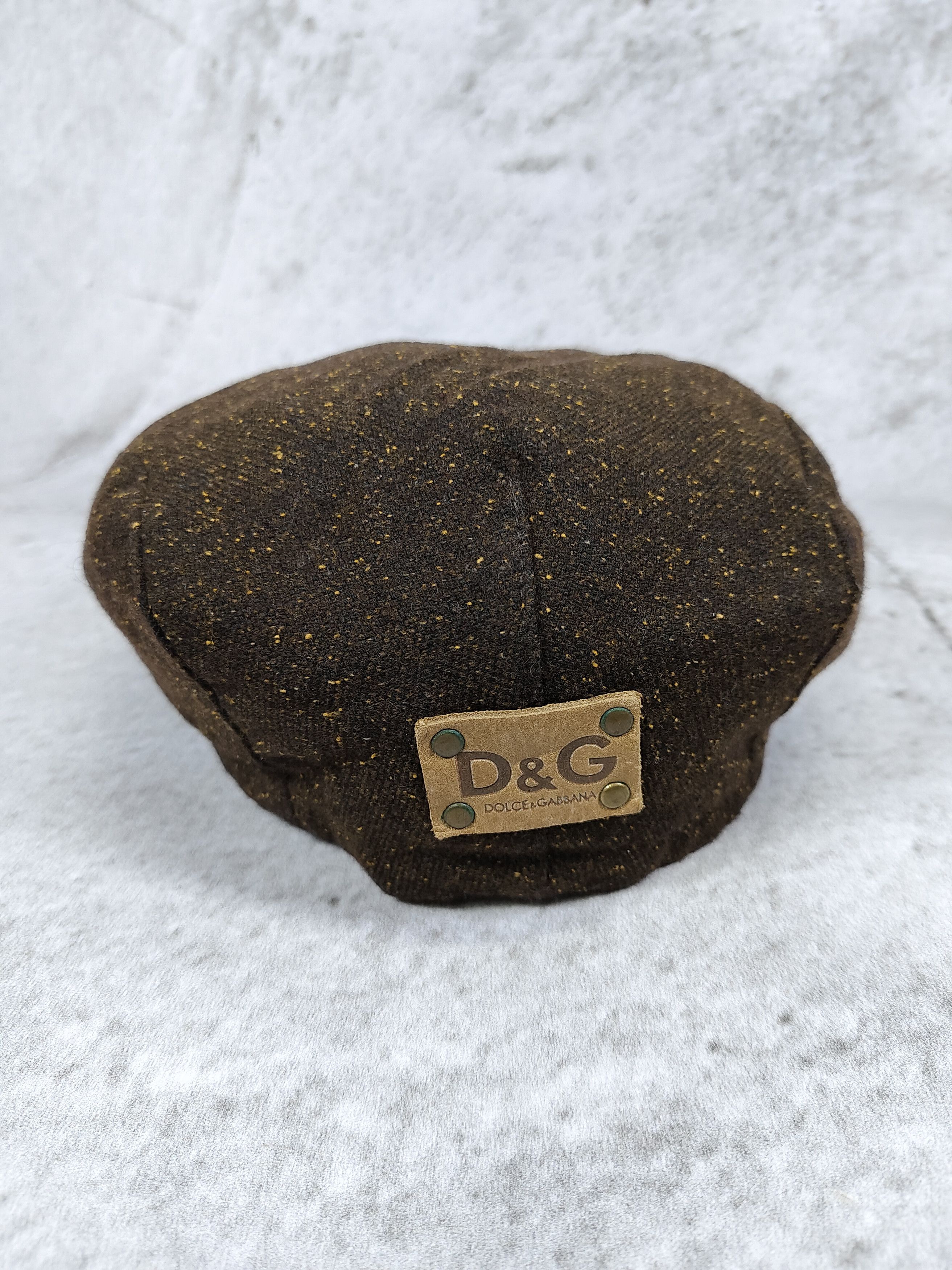 Dolce & Gabbana 2000s D&G- Wool Tweed Heritage Gatsby Style Newsboy Flatcap Size ONE SIZE - 7 Thumbnail