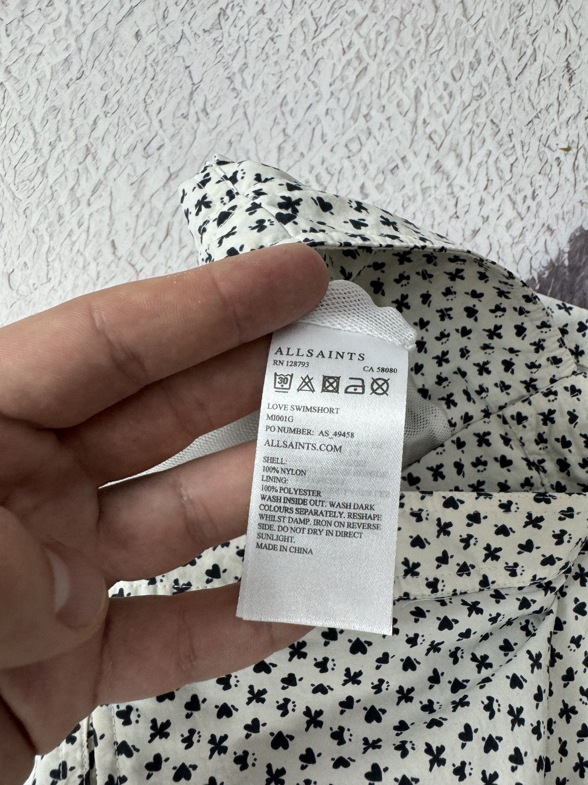 Allsaints Allsaints Love Swimshorts allover print Size US 30 / EU 46 - 9 Thumbnail