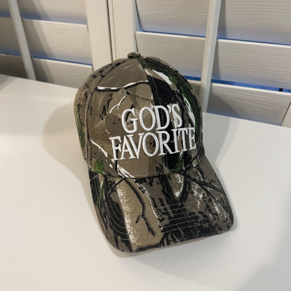Praying キャップGod's Favorite Real Tree Hat 迷彩柄キャップ GOD'S