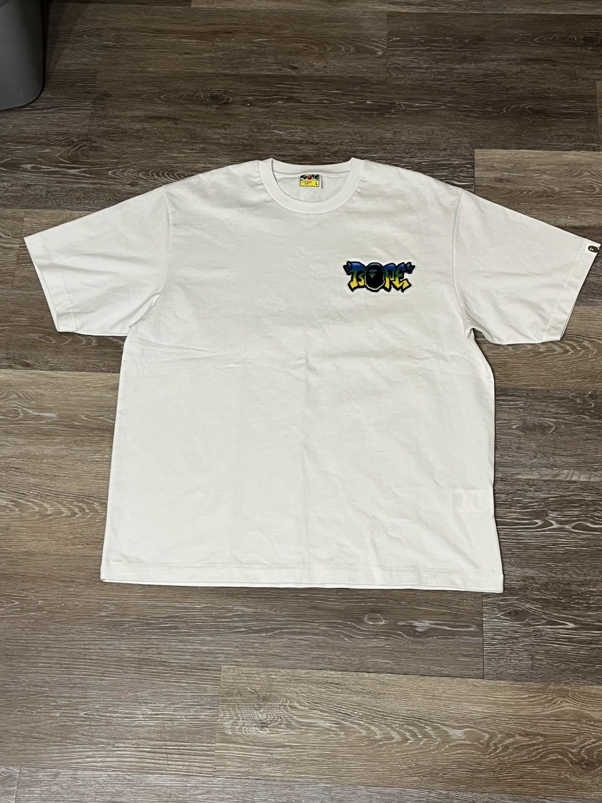Bape *RARE* Bape Head Graffiti Patch Work T-Shirt New With Tags Size US L / EU 52-54 / 3 - 1 Thumbnail