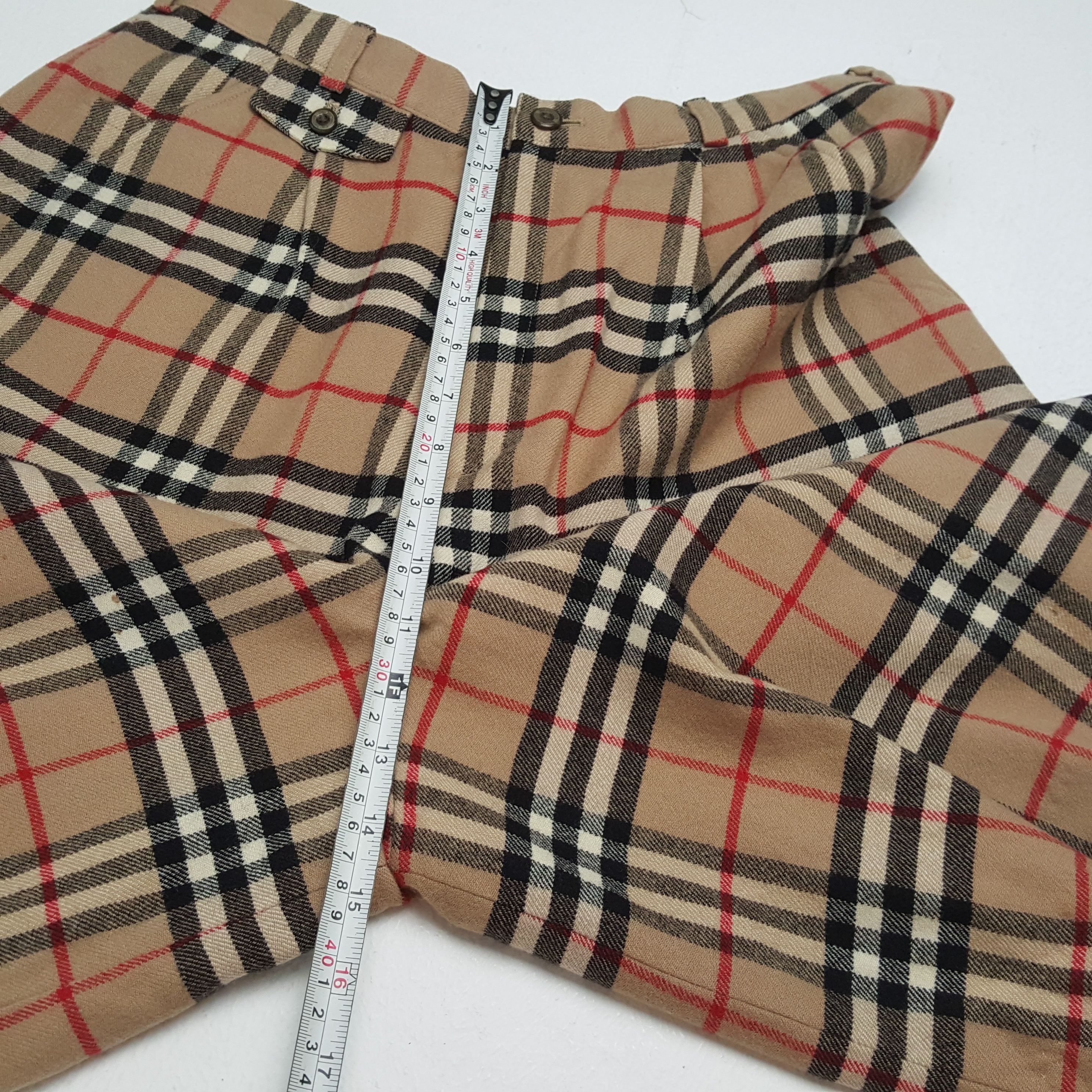 Burberry × Vintage BURBERRYS Luxury Brand Nova Check Style Pants Size 27" / US 4 / IT 40 - 6 Thumbnail