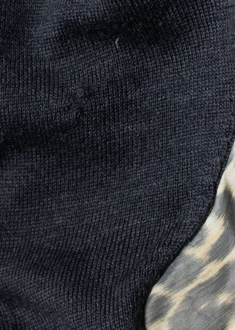 Hermes Hermes, grey cardigan with leopard print Size XS / US 0-2 / IT 36-38 - 7 Thumbnail