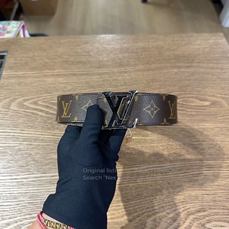 Louis Vuitton Louis Vuitton Logo presbyopic belt Size ONE SIZE - 1 Thumbnail
