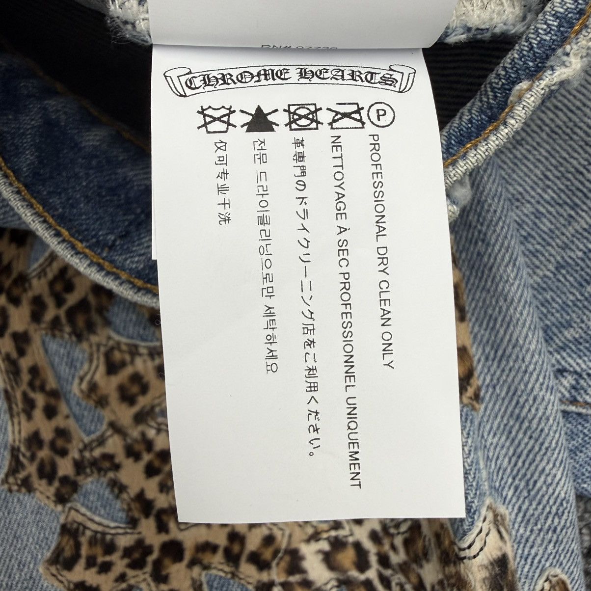 Chrome Hearts Chrome Hearts Cheetah Cross Patch Denim St. Barth Excluisve Size US 33 - 10 Thumbnail