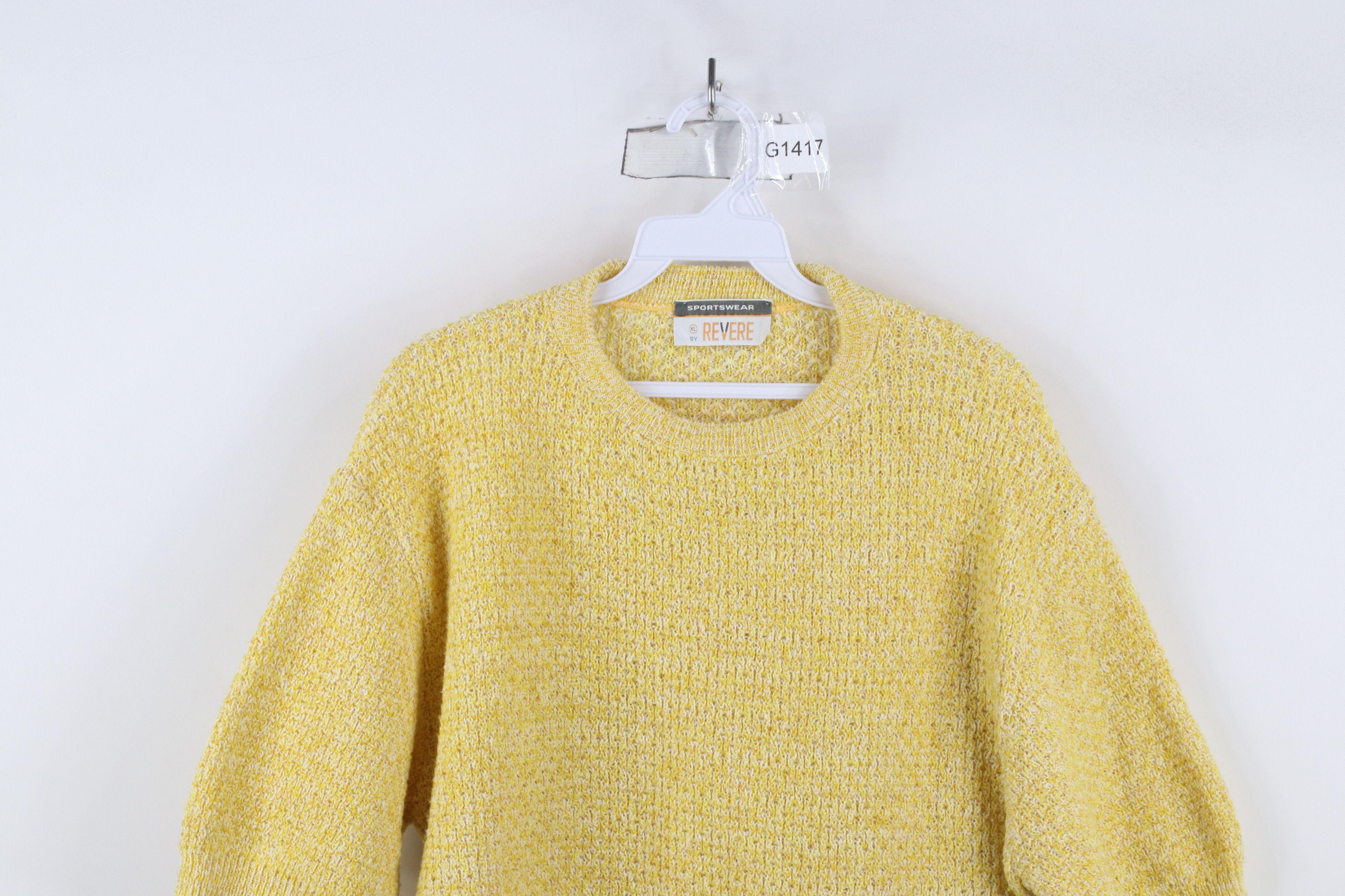 Vintage Vintage 60s 70s Streetwear Knit Short Sleeve Sweater USA Size XL / US 12-14 / IT 48-50 - 2 Thumbnail