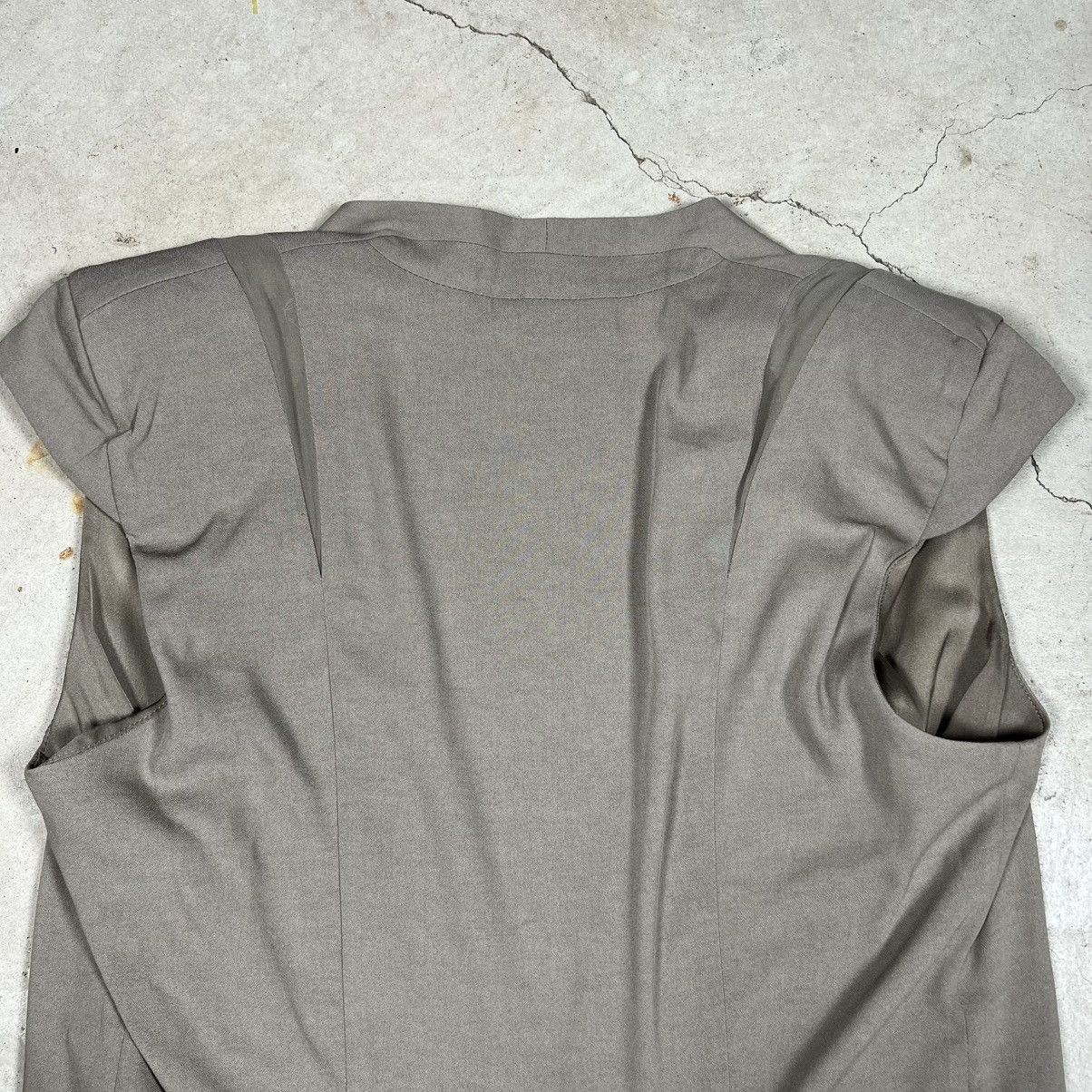 Helmut Lang Helmut Lang Women’s Sleeveless Blazer Size L / US 10 / IT 46 - 8 Thumbnail