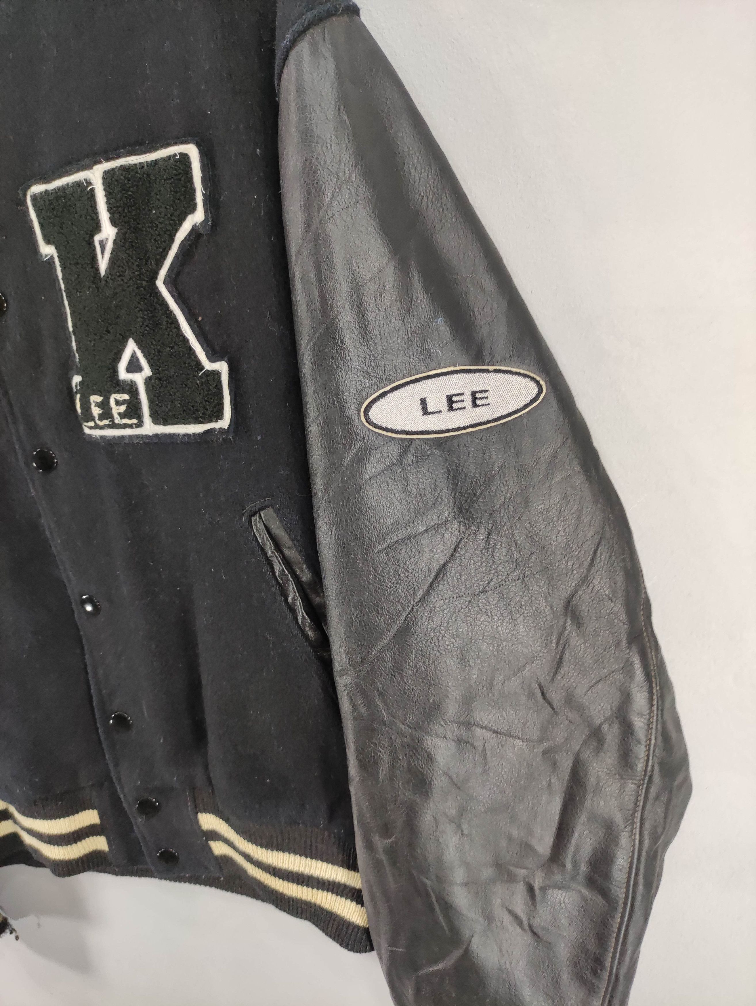 Golden Bear Vintage Golden Bear Varsity Wool Jacket Sleeve Leather Size US L / EU 52-54 / 3 - 3 Thumbnail