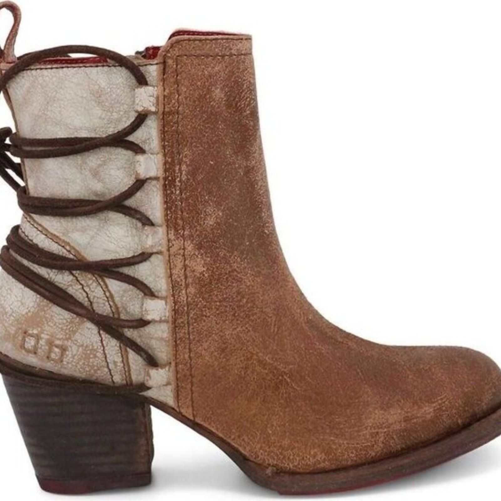 Bed Stu Bed Stu Baire Two tone Heeled Boots Womens Size US 8 / IT 38 - 2 Thumbnail