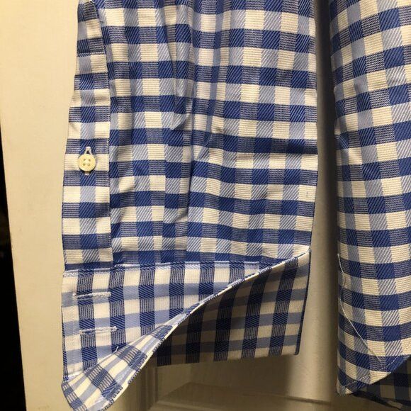 David Donahue David Donahue men's new dress shirt French cuffs 16/36-37 Size US L / EU 52-54 / 3 - 3 Thumbnail