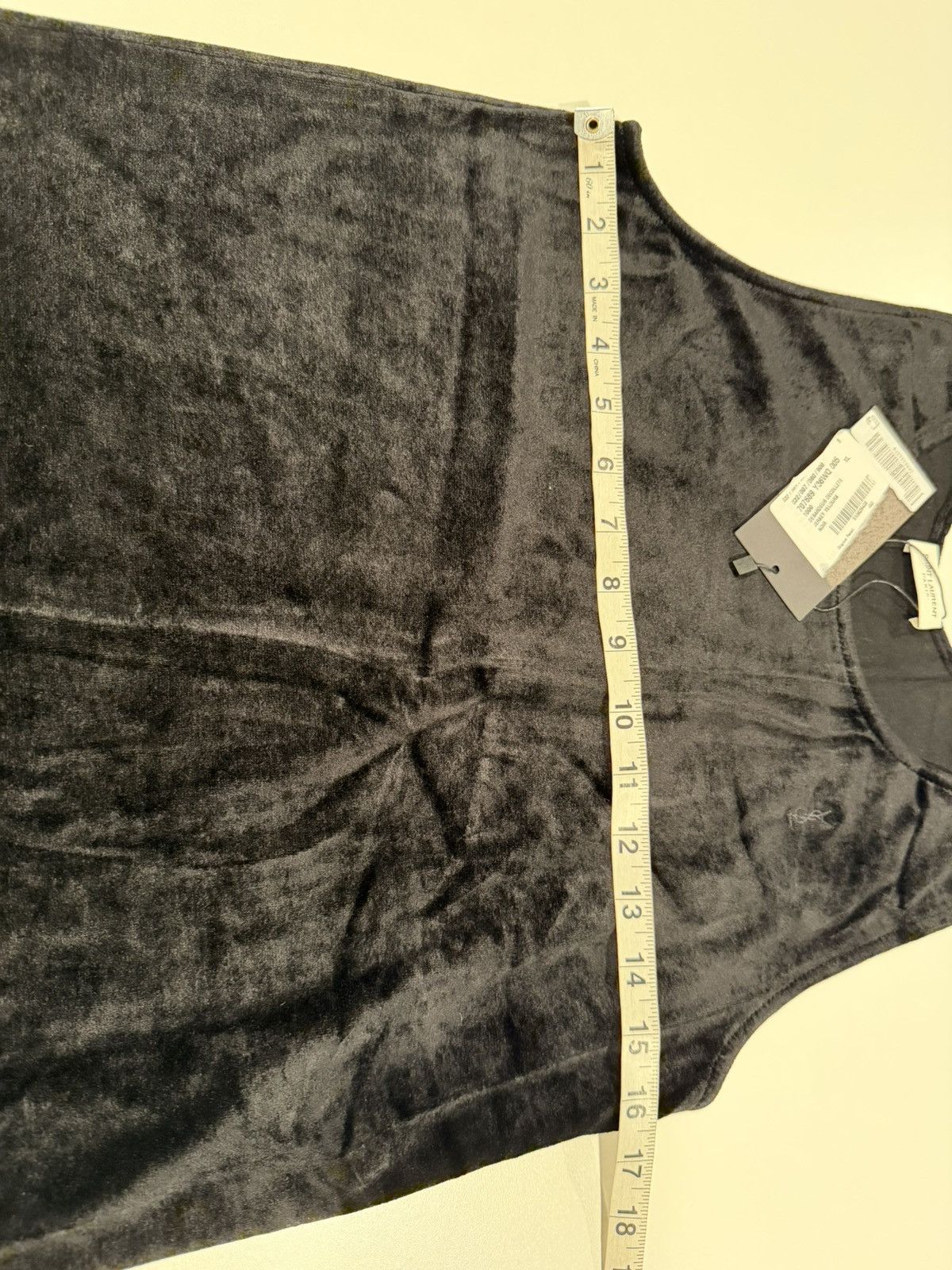 Saint Laurent Paris Saint Laurent men’s velvet tank. XL. $490 Size US XL / EU 56 / 4 - 4 Thumbnail