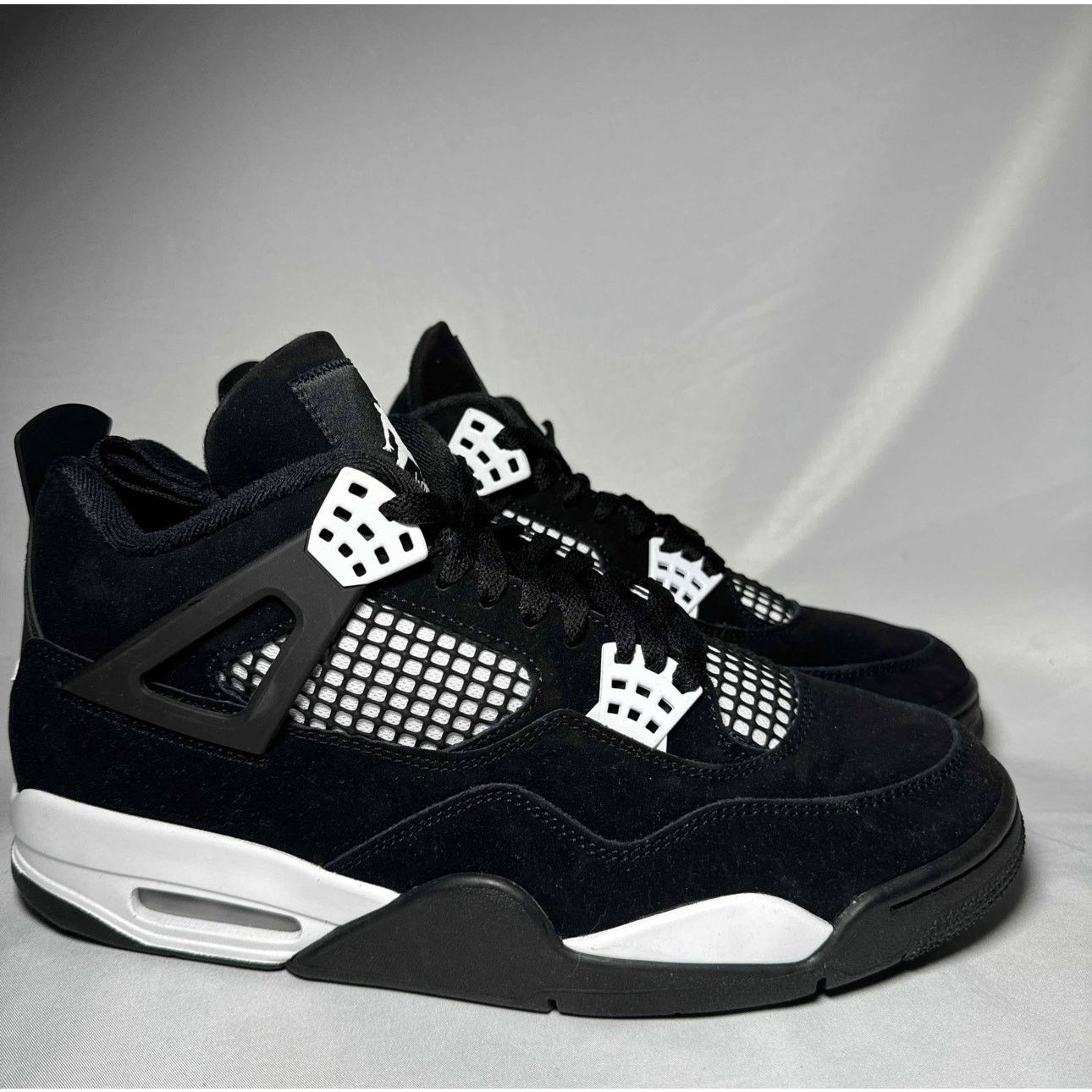Jordan Brand × Nike Size 10.5 Nike Air Jordan 4 Retro White Thunder Men's Shoes Size US 10.5 / EU 43-44 - 1 Thumbnail