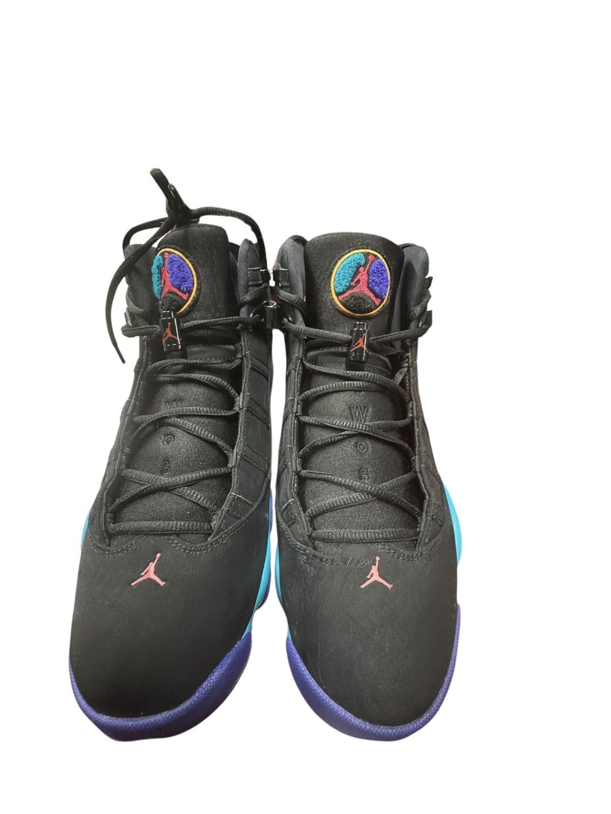 Jordan Brand Nike Jordan 6 Rings Aqua Black Red Flint Grey Mens Sz 13 Size US 13 / EU 46 - 2 Thumbnail