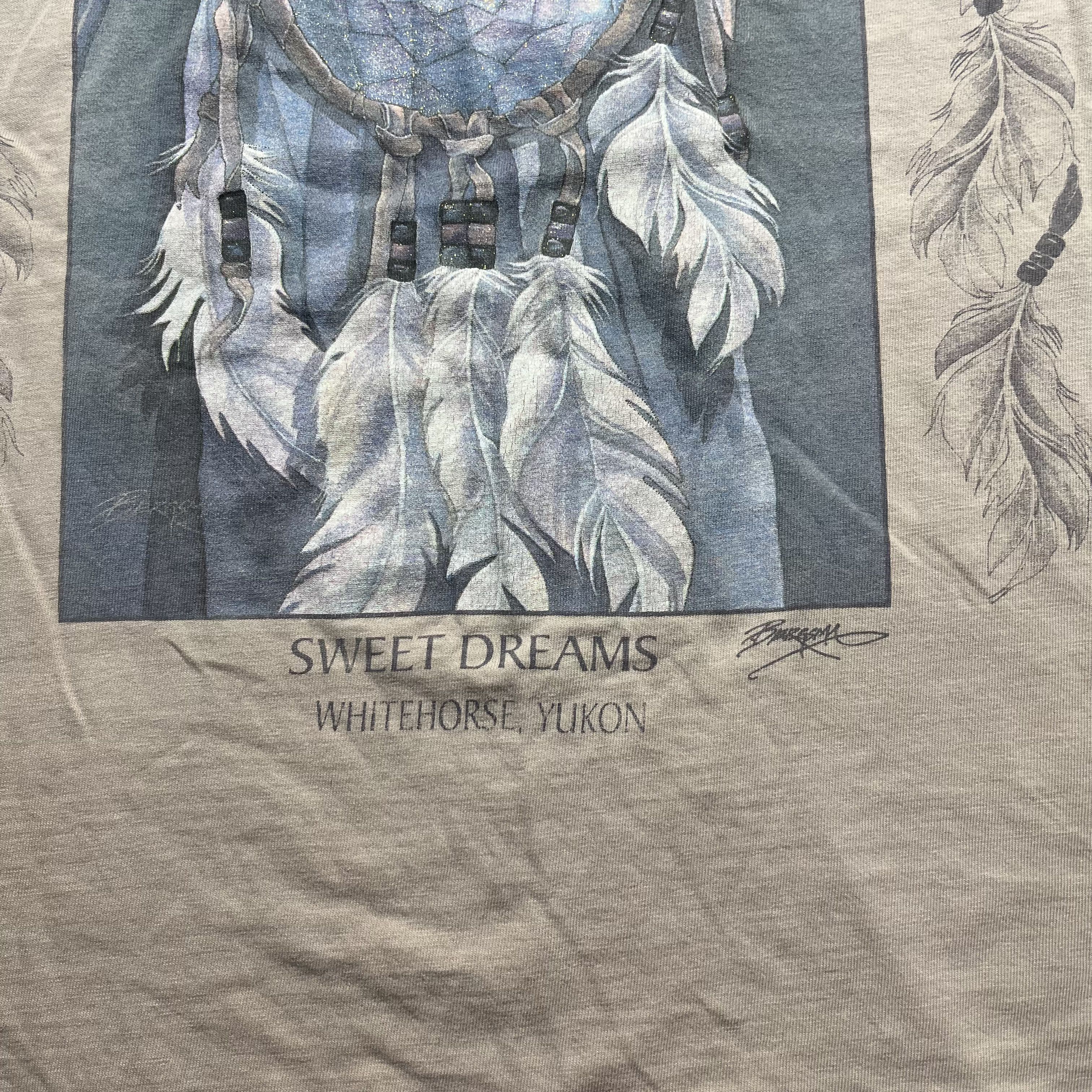 Vintage Vintage Native American Art 1990s Single Stitch T Shirt Size US XL / EU 56 / 4 - 3 Thumbnail