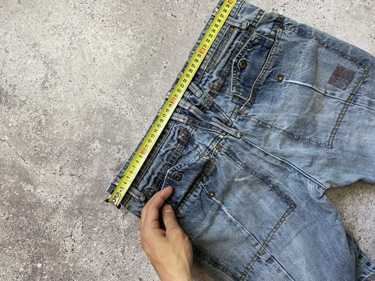 Japanese Brand Marithe Francois Girbaud Jeans Faded Blue Denim Size US 30 / EU 46 - 10 Thumbnail