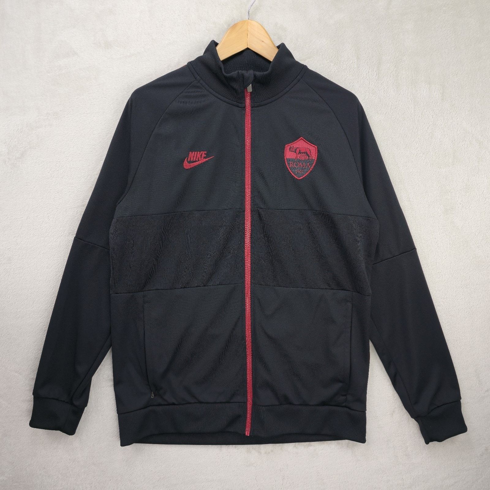 Nike Nike A.S. Roma Track I96 Jacket Large Rome Soccer Blokecore Size US L / EU 52-54 / 3 - 1 Thumbnail