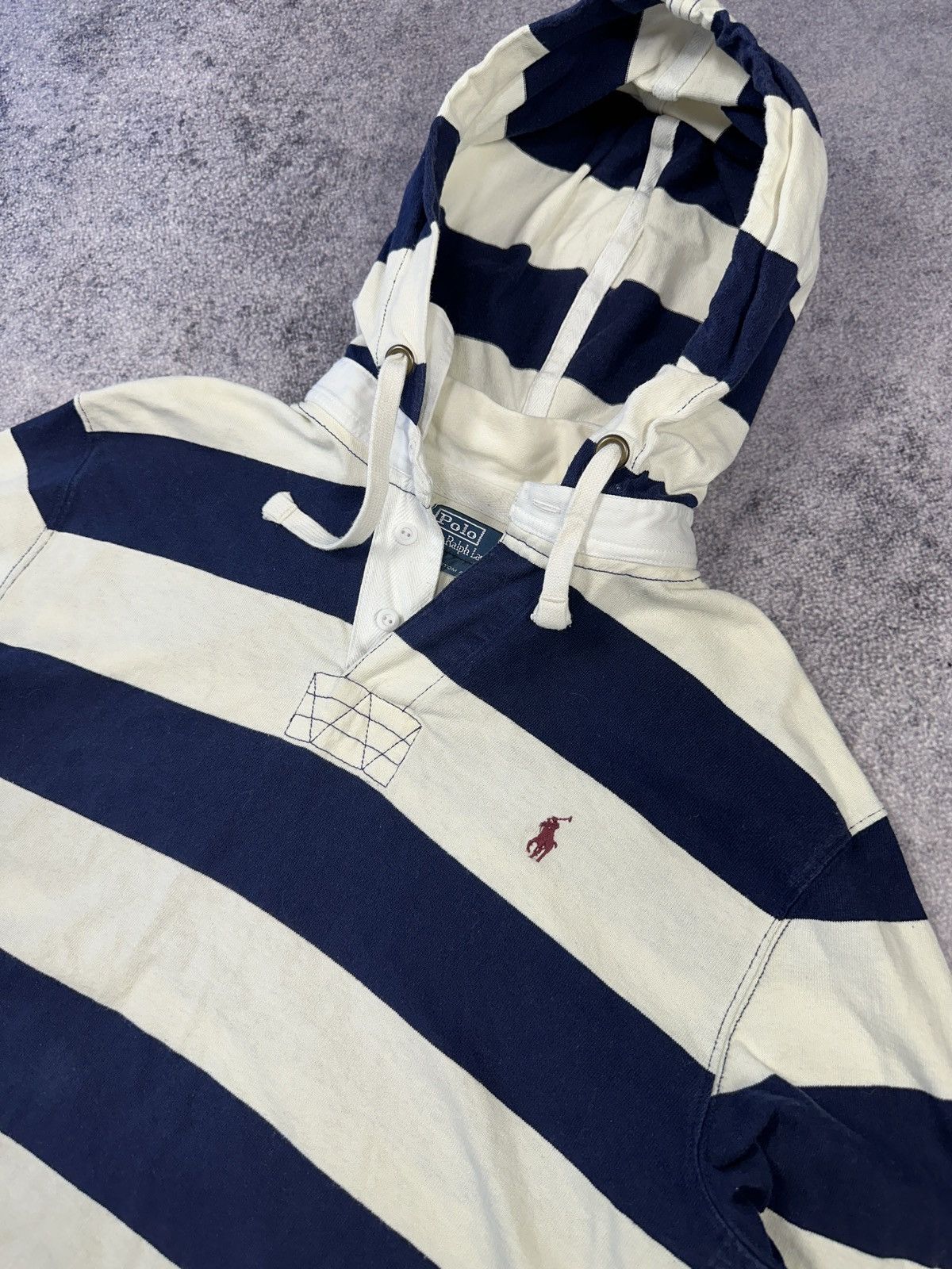 Polo Ralph Lauren × Vintage Vintage Polo Ralph Lauren Rugbys Long Polos Streetwear Rare Size US XL / EU 56 / 4 - 2 Thumbnail