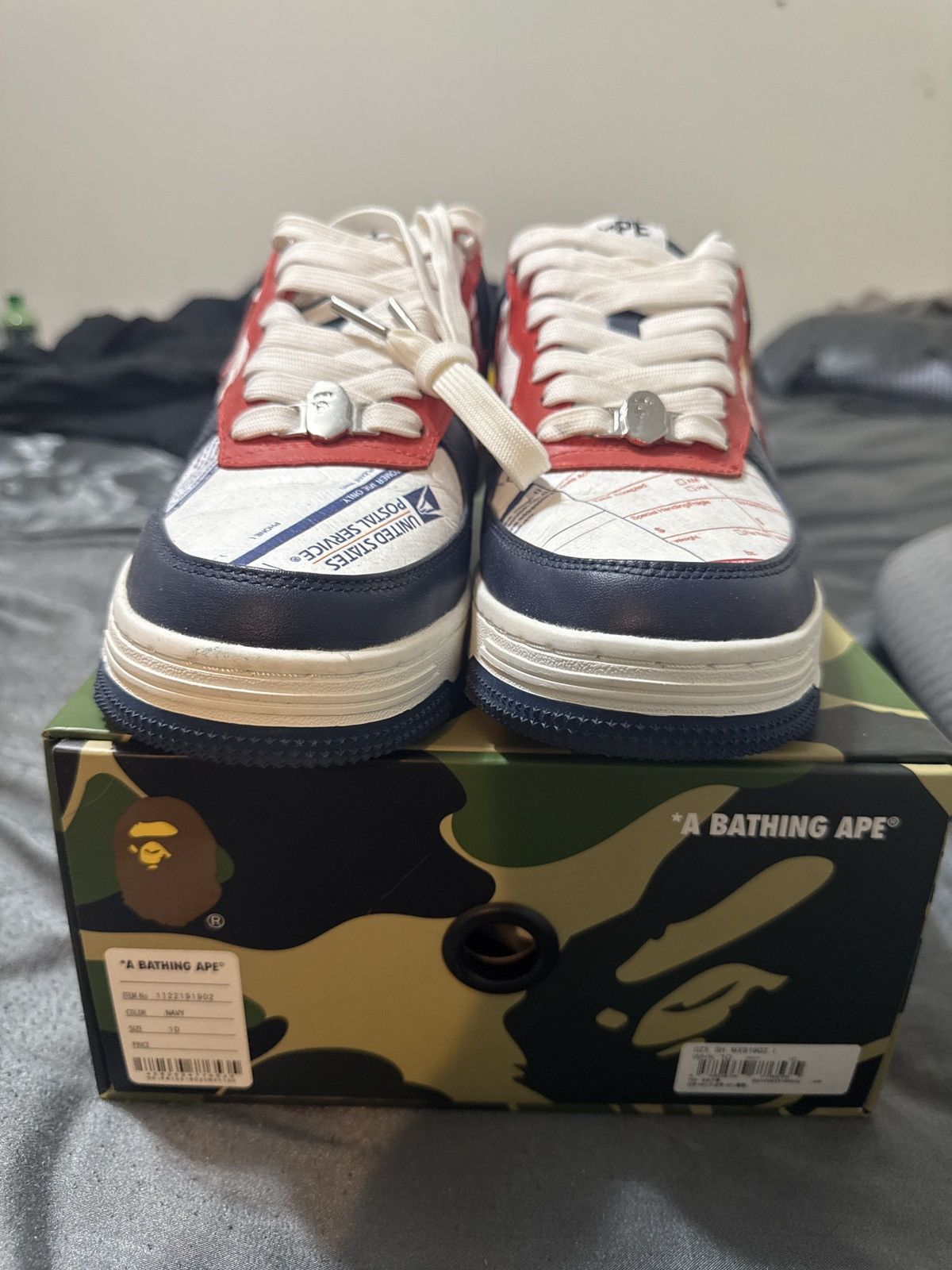 Bape USPS x Bapesta 'Priority Mail Express Label' Size US 10 / EU 43 - 3 Thumbnail