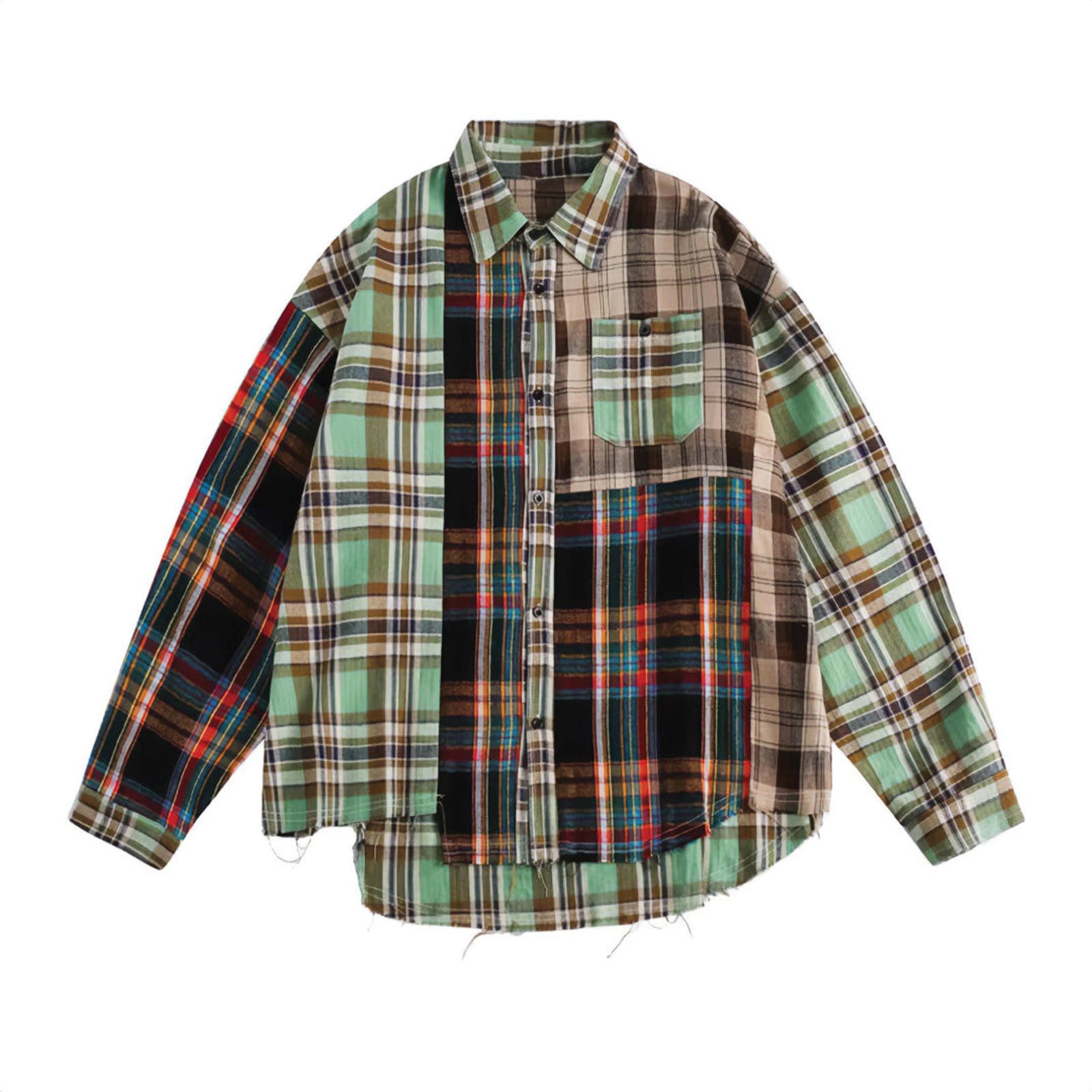 Other Heritage Patchwork Plaid Long Sleeve Shirt Size US M / EU 48-50 / 2 - 1 Thumbnail
