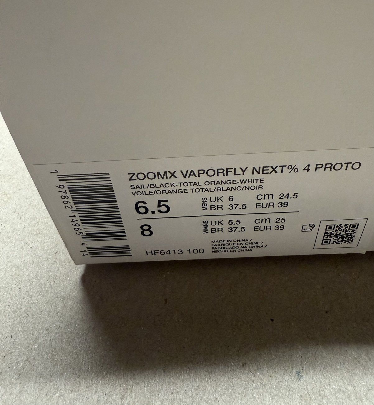 Nike Nike Zoom X Vaporfly Next 4% Prototype men’s sz 6.5 running Size US 6 / EU 39 - 6 Thumbnail
