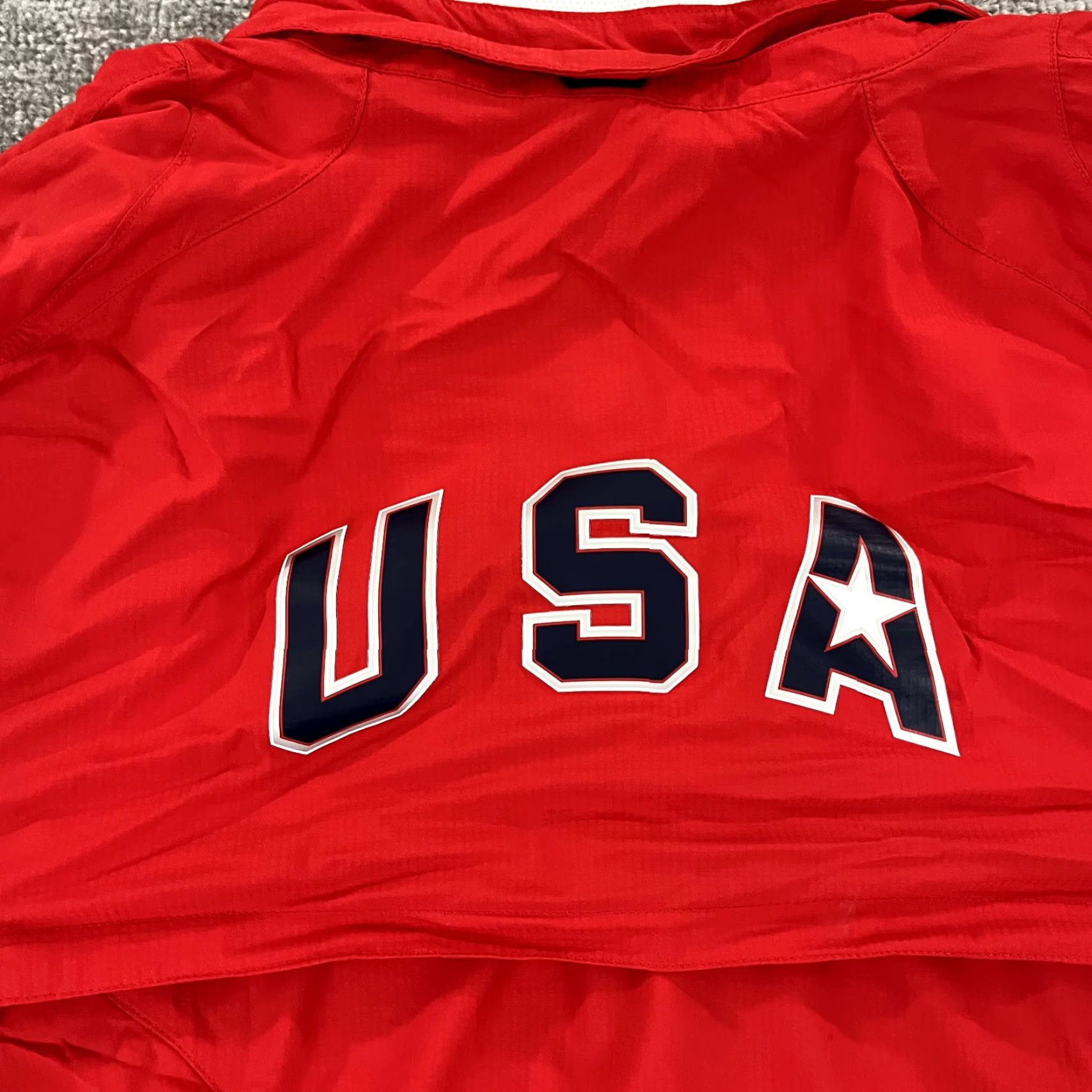 Nike Nike Jacket Womens 3XL Red Active USA Training Running Convertible Vest Jacket Shirt Mens XL Red USA Active Nike Size XL / US 12-14 / IT 48-50 - 3 Thumbnail
